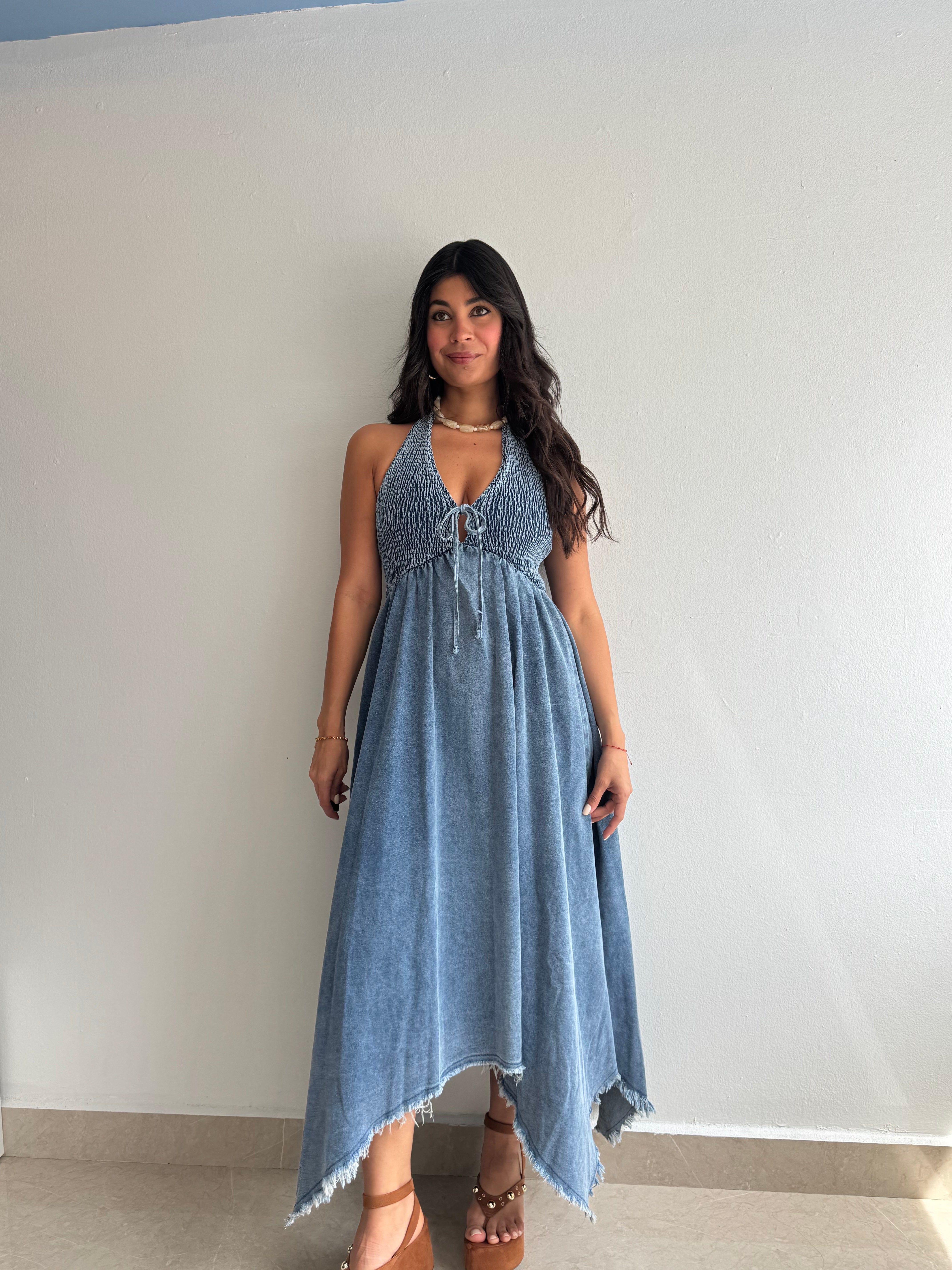 INDIGO DRESS