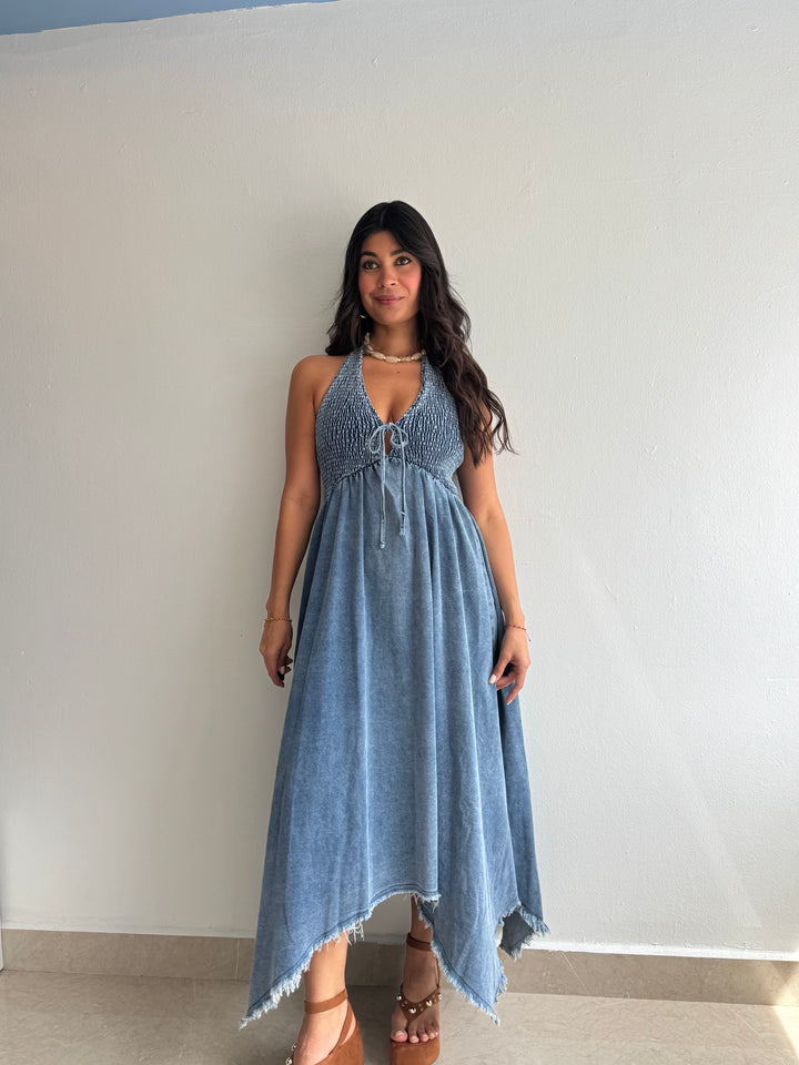 INDIGO DRESS