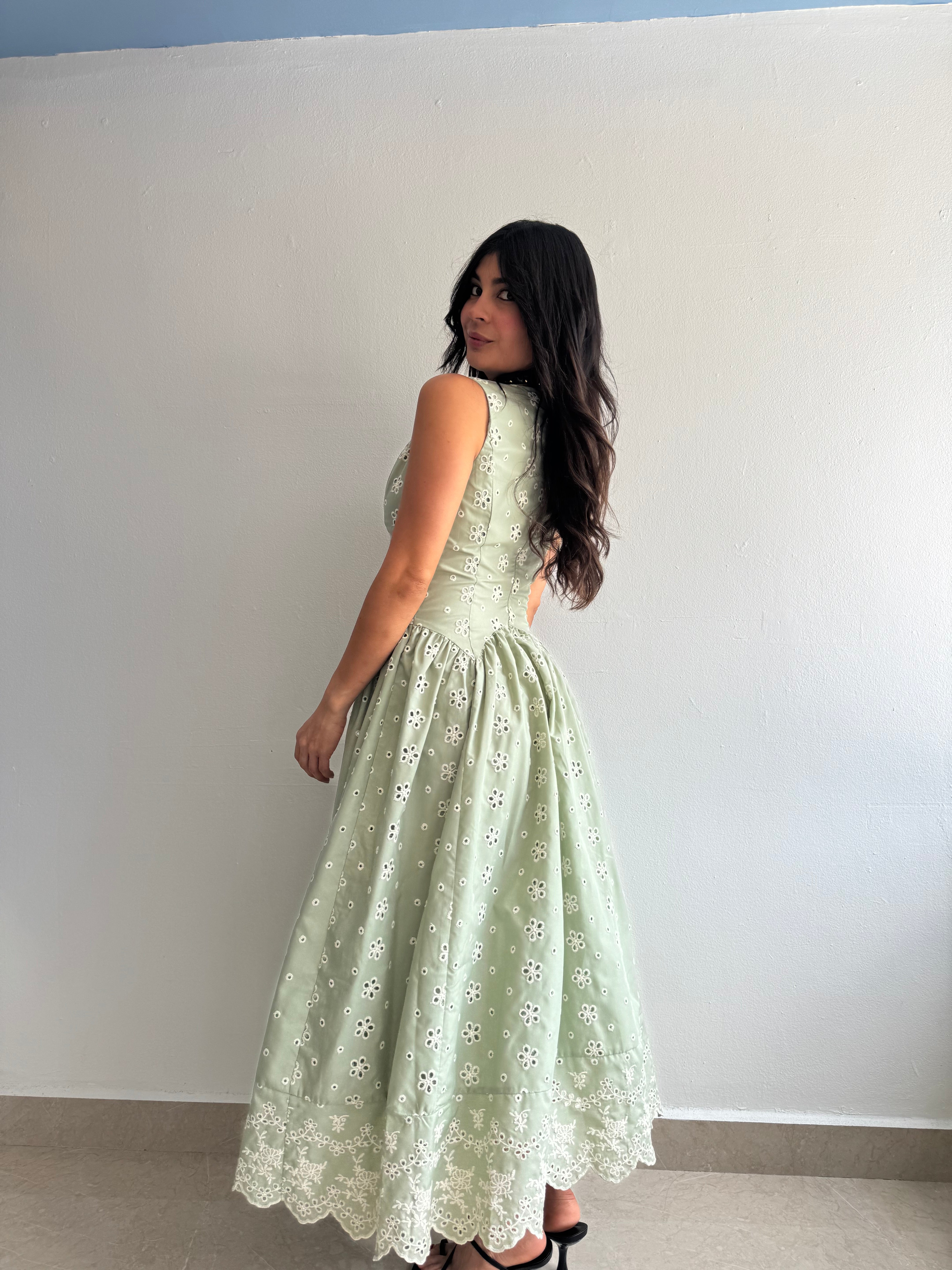 SAGE DRESS