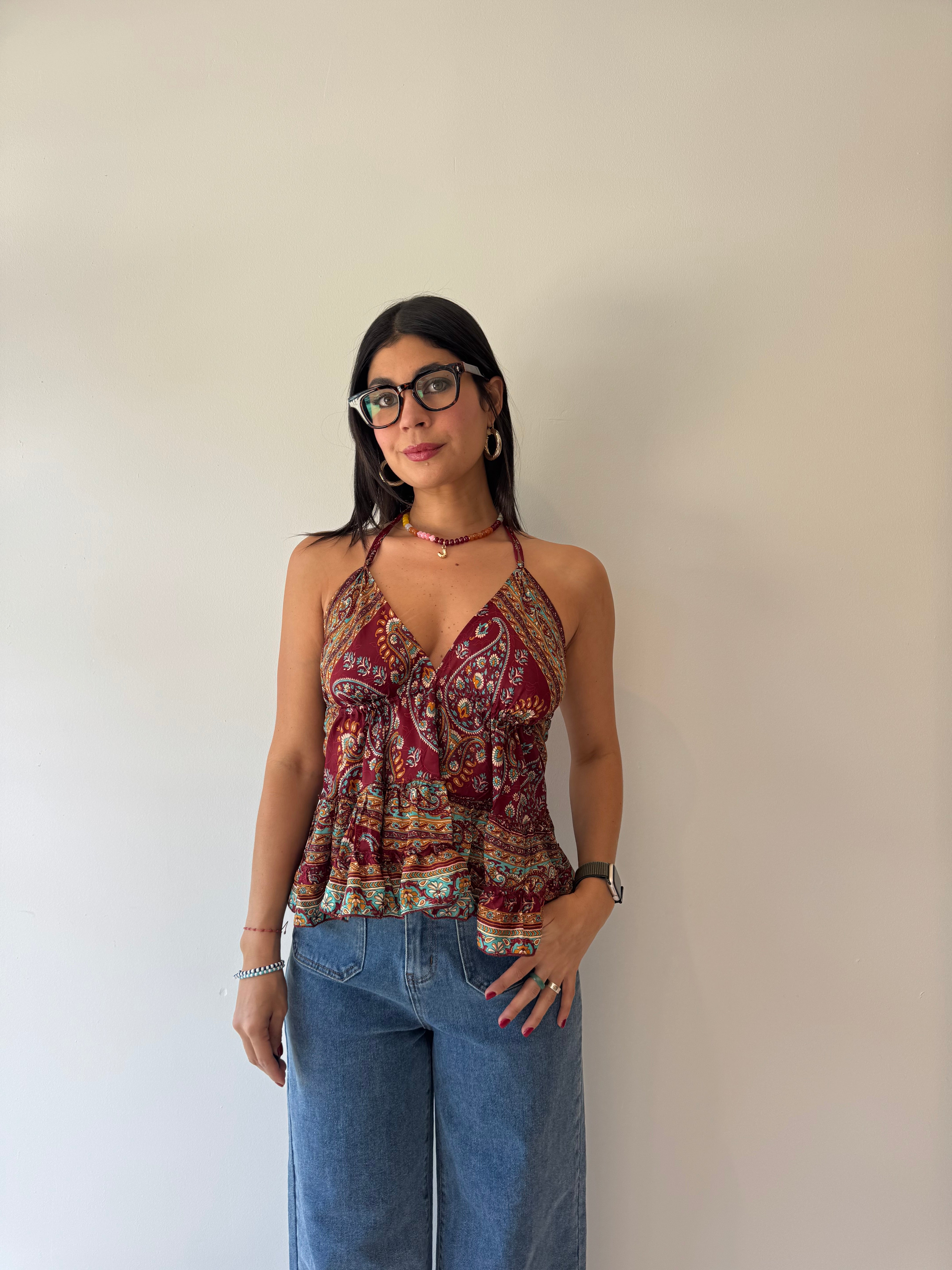 ISA HALTER TOP