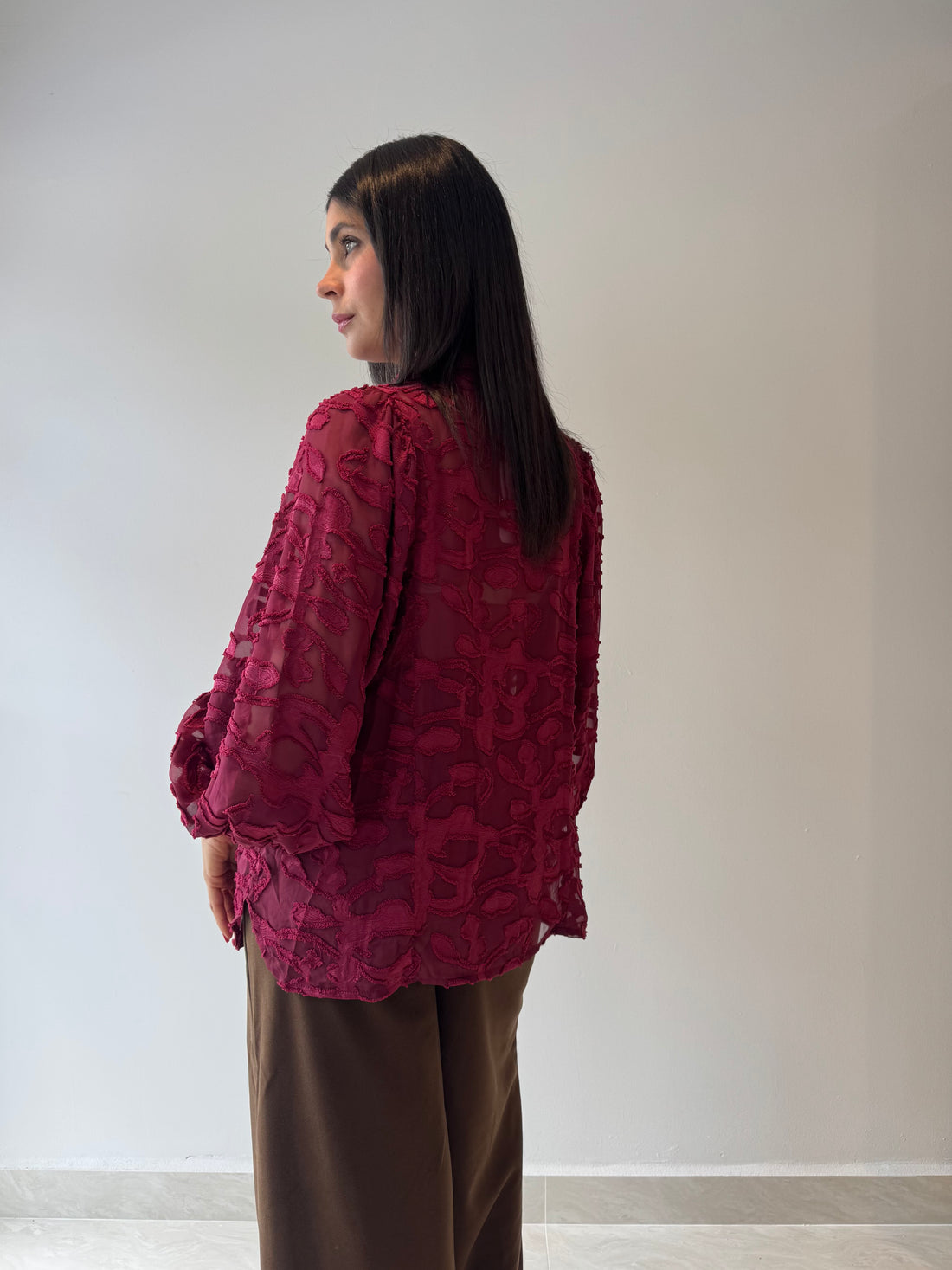 BURGUNDY TOP