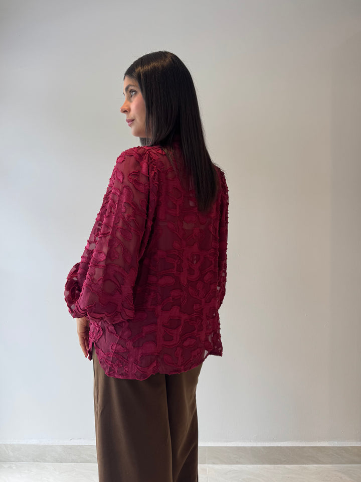 BURGUNDY TOP