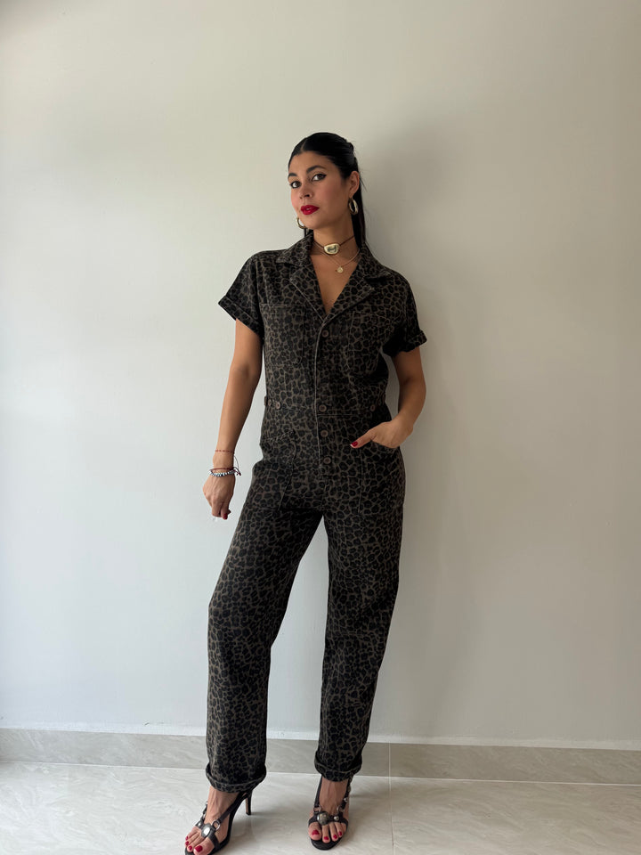 LEOPARD JUMPSUIT