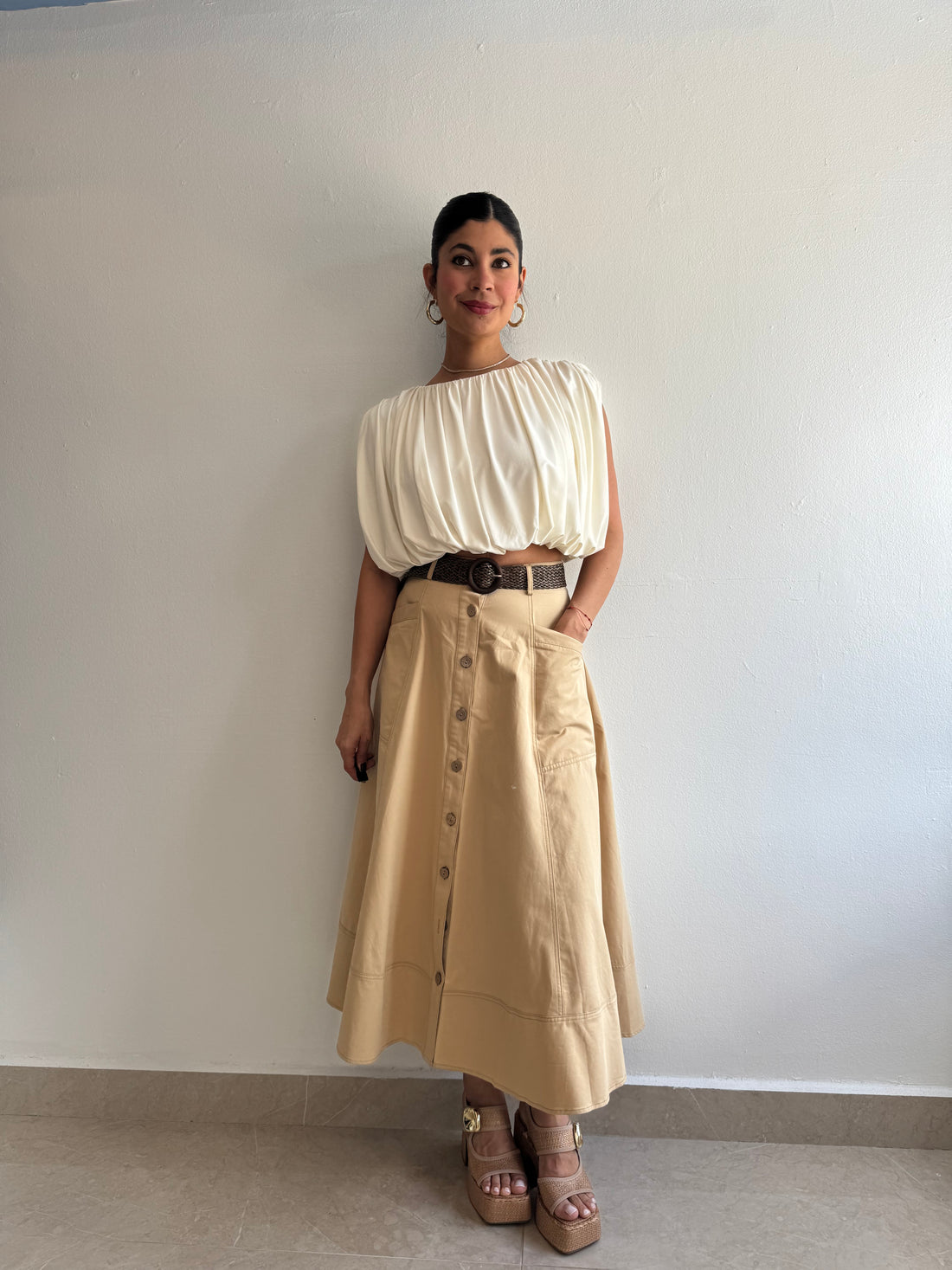 KHAKI SKIRT 🚨PRE-ORDER🚨