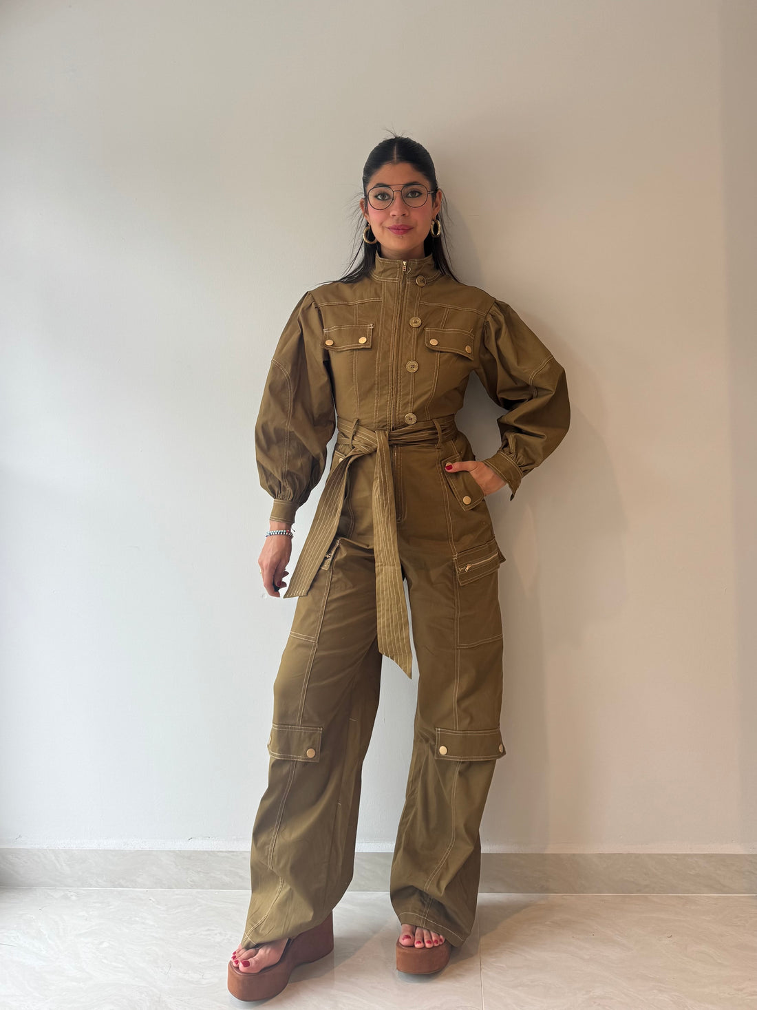 OLIVE JUMPSUIT