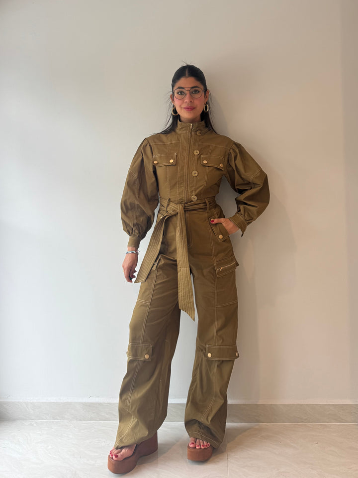 OLIVE JUMPSUIT