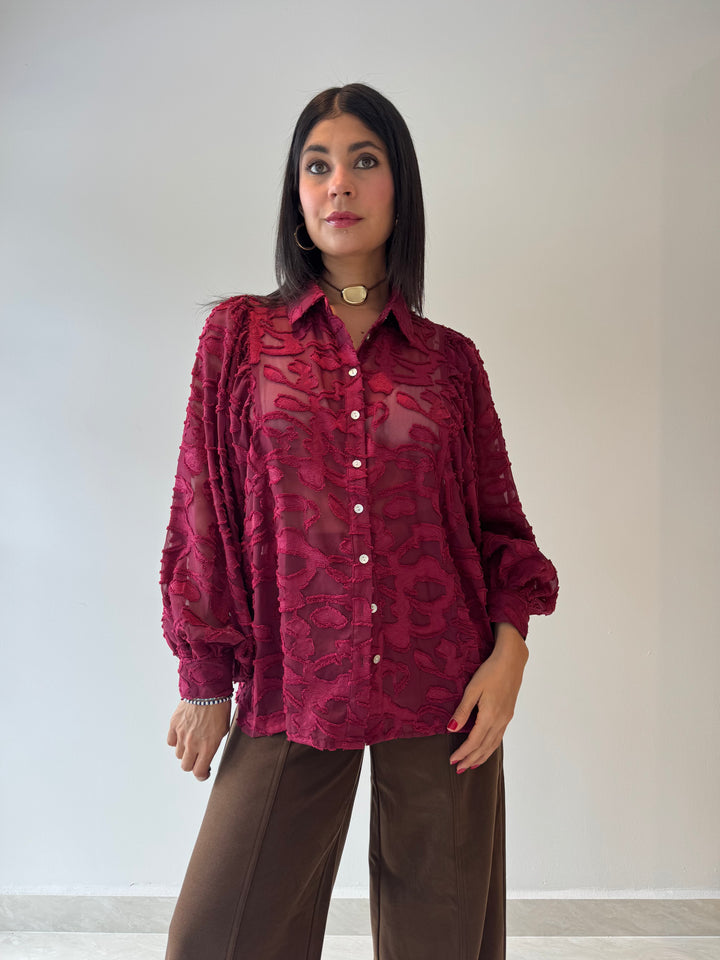 BURGUNDY TOP