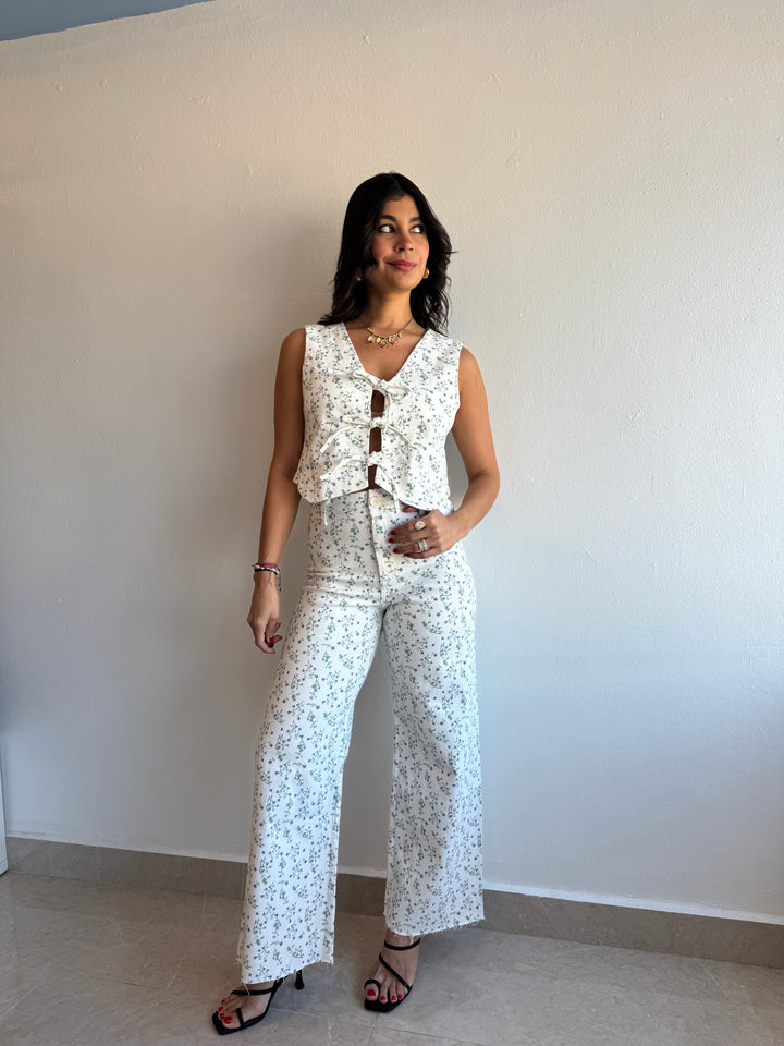 FLORAL PANTS