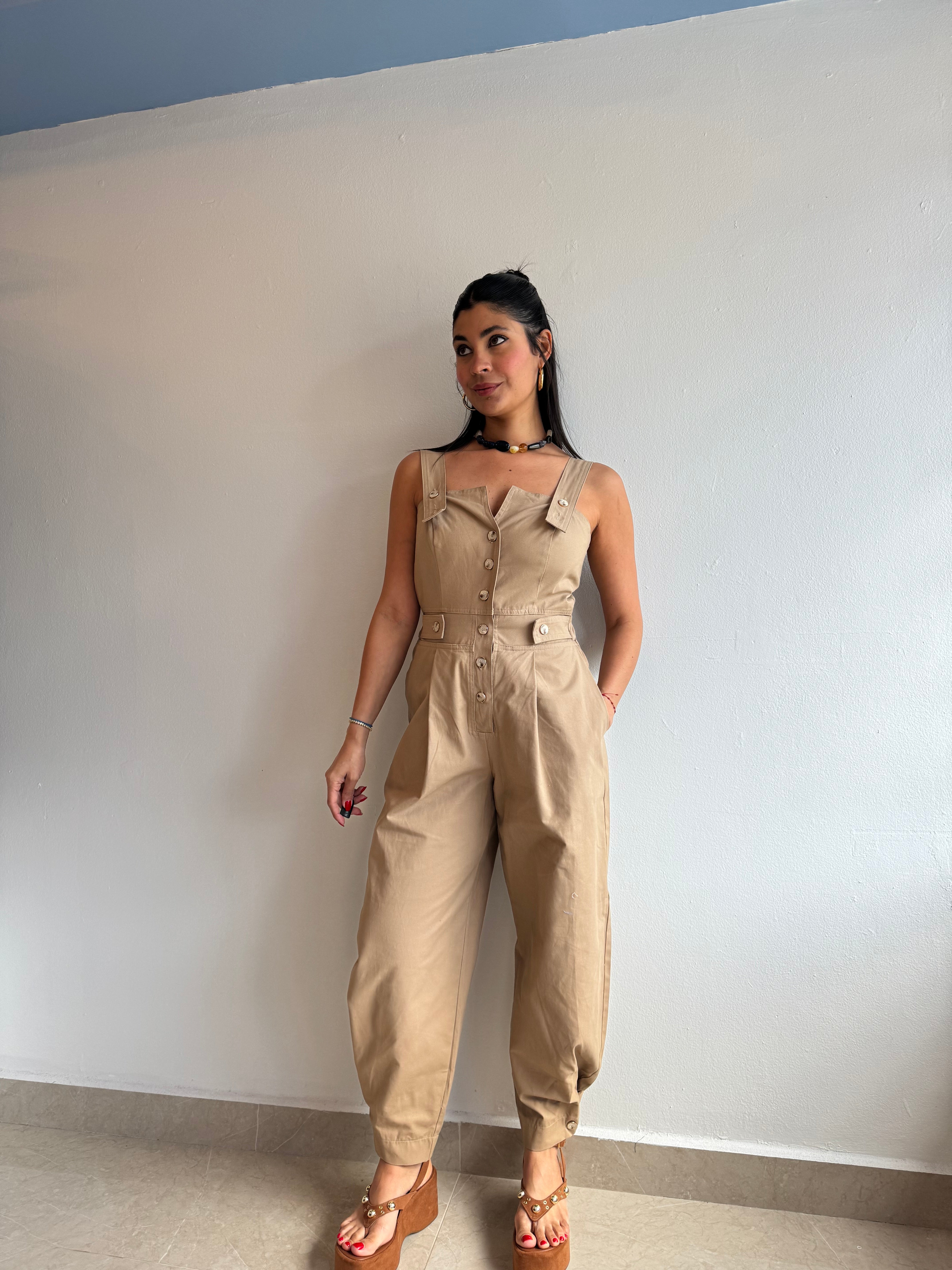MOCHA JUMPSUIT 🚨 PRE-ORDER🚨 MAYO