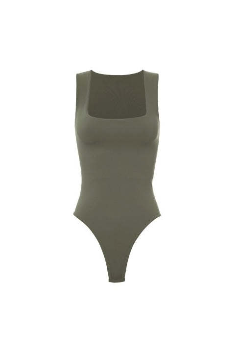 SQUARE-NECK BODYSUIT