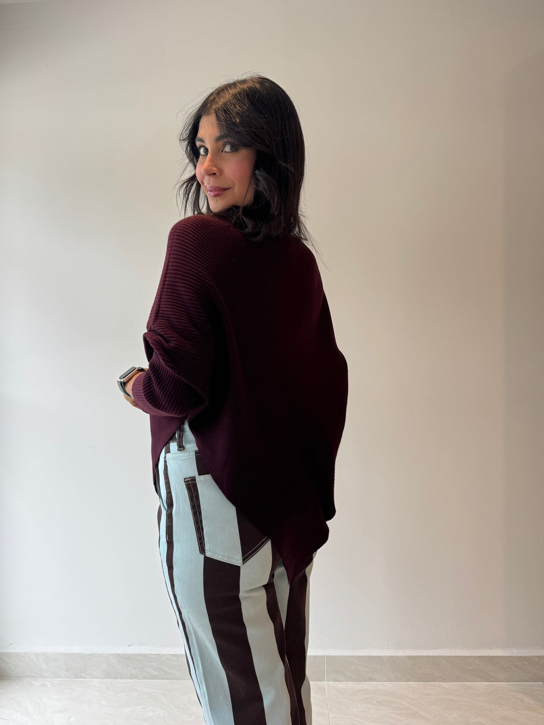 WINE SWEATER