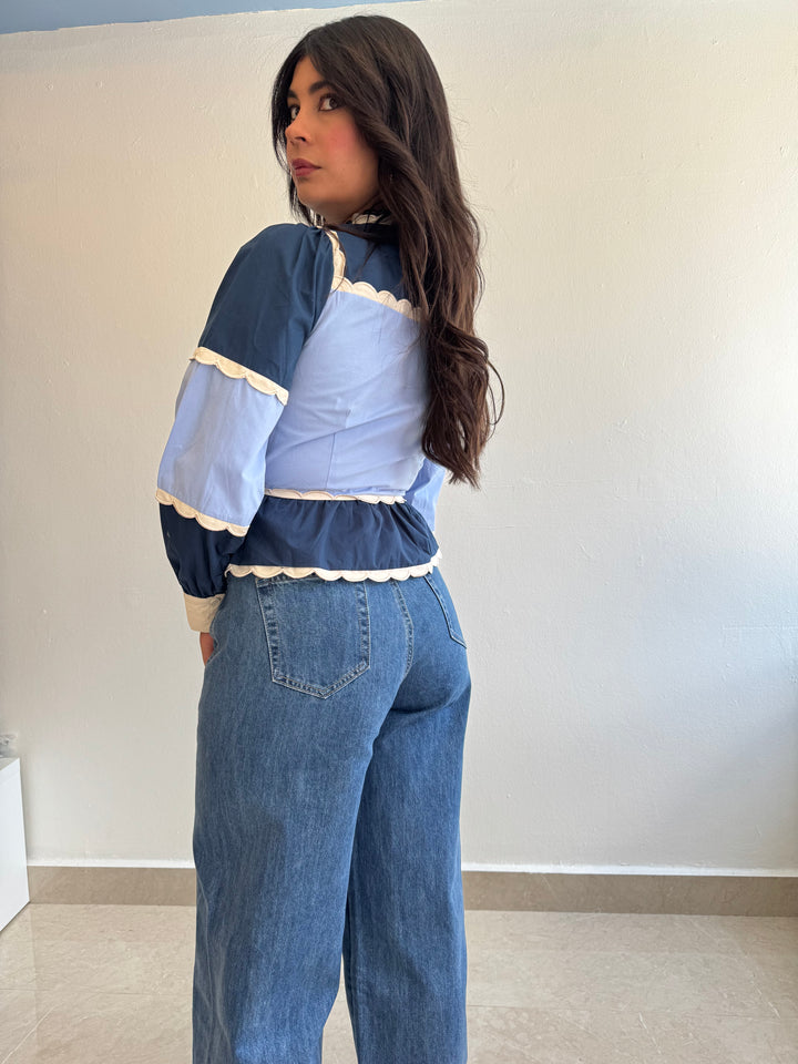 BLUE BLOUSE