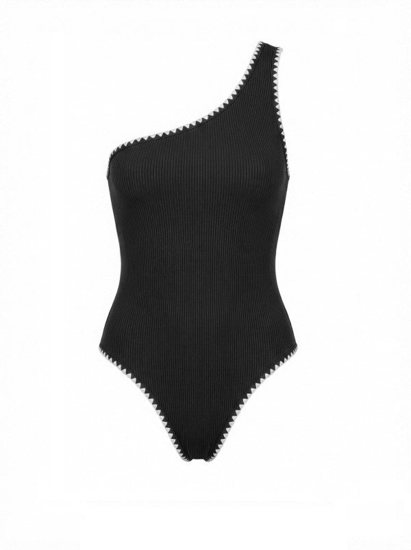 ONE SHOULDER DETAIL BODYSUIT