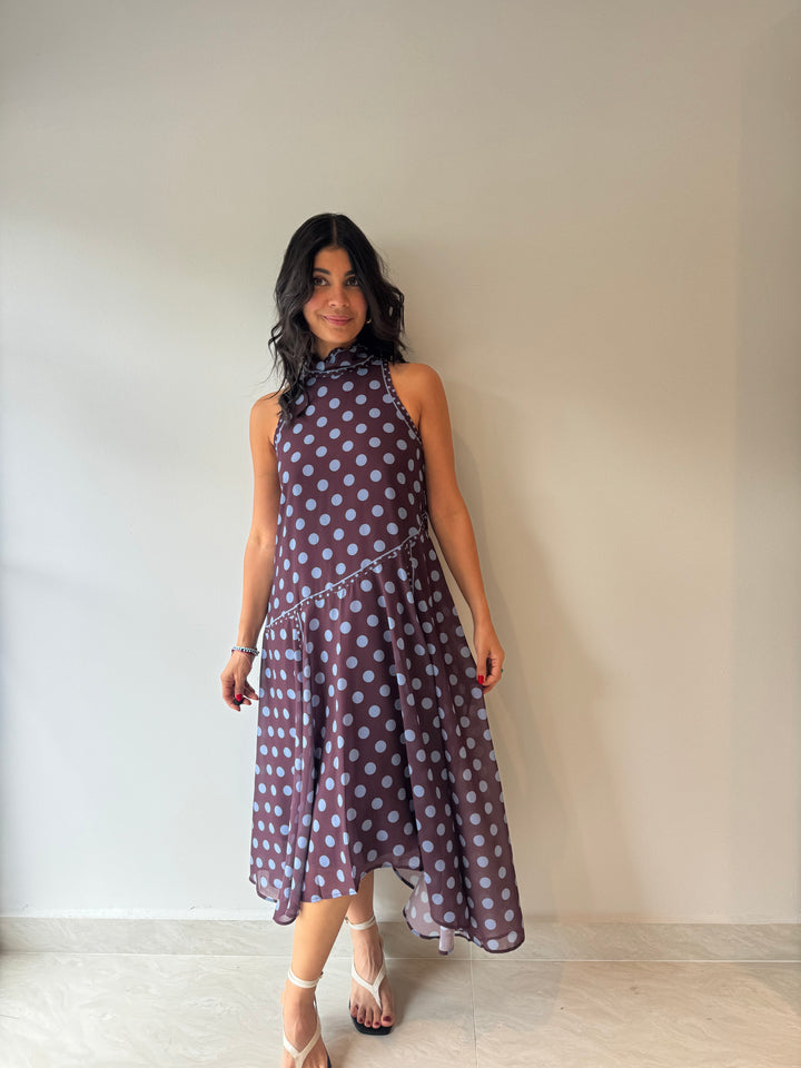 WINE BLUE DRESS