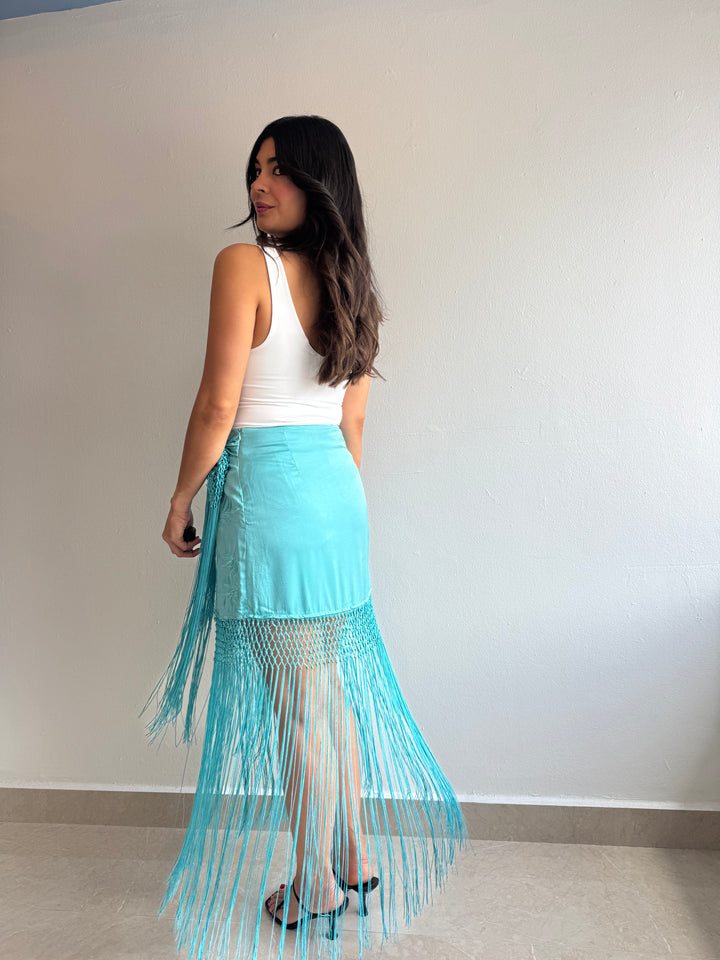 TURQUOISE SKORT