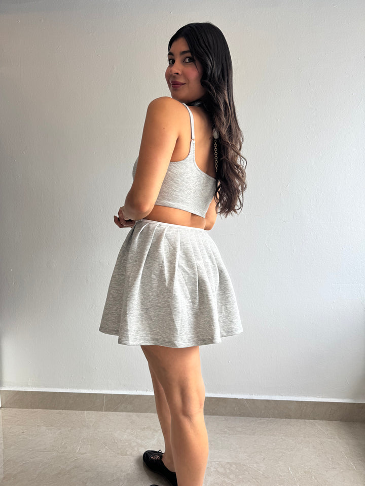 GREY ROMPER