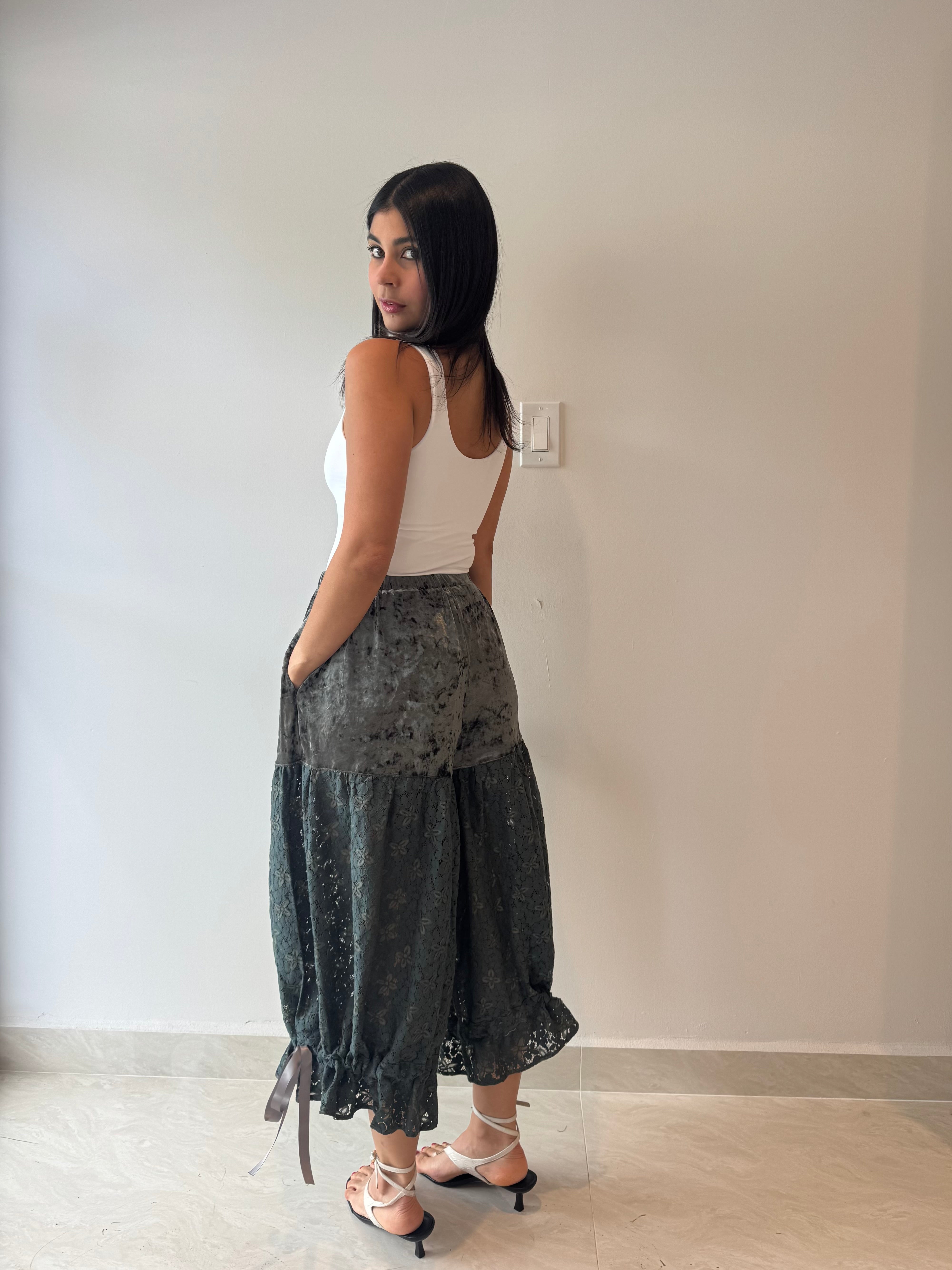 VELVET PANTS