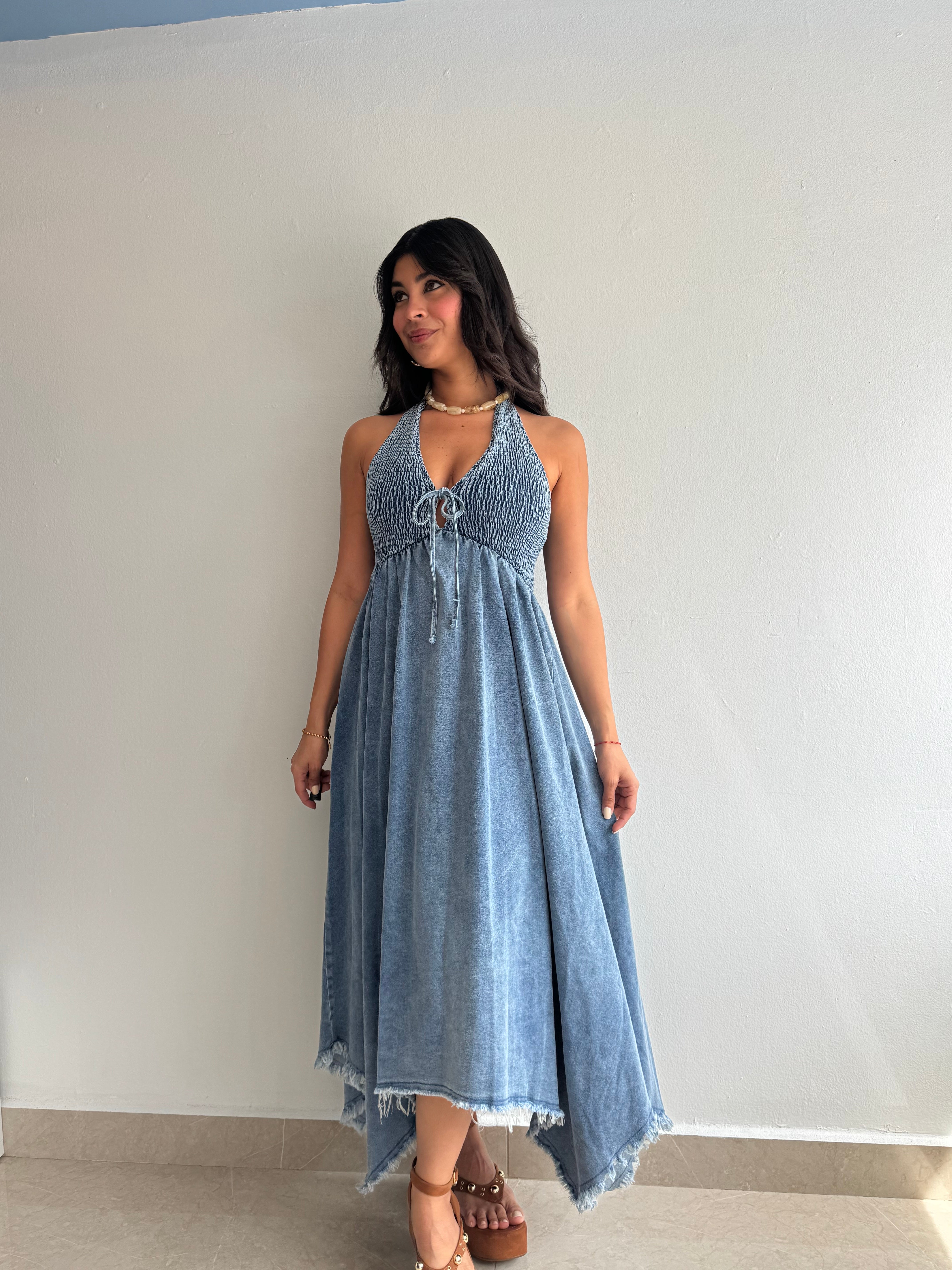 INDIGO DRESS