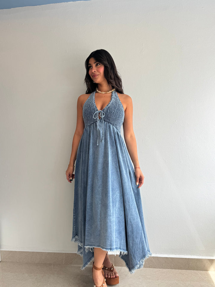 INDIGO DRESS