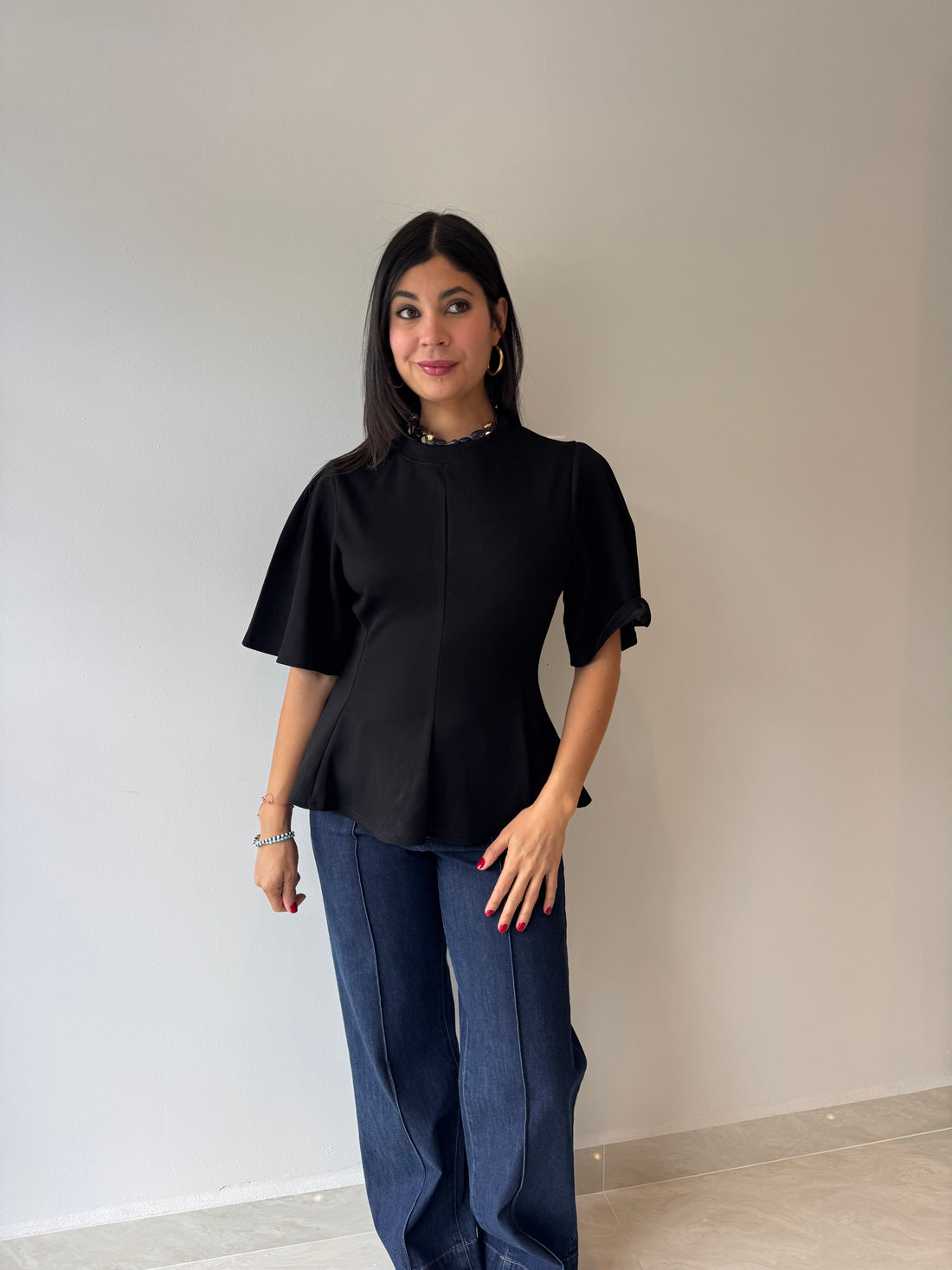 PEPLUM TOP