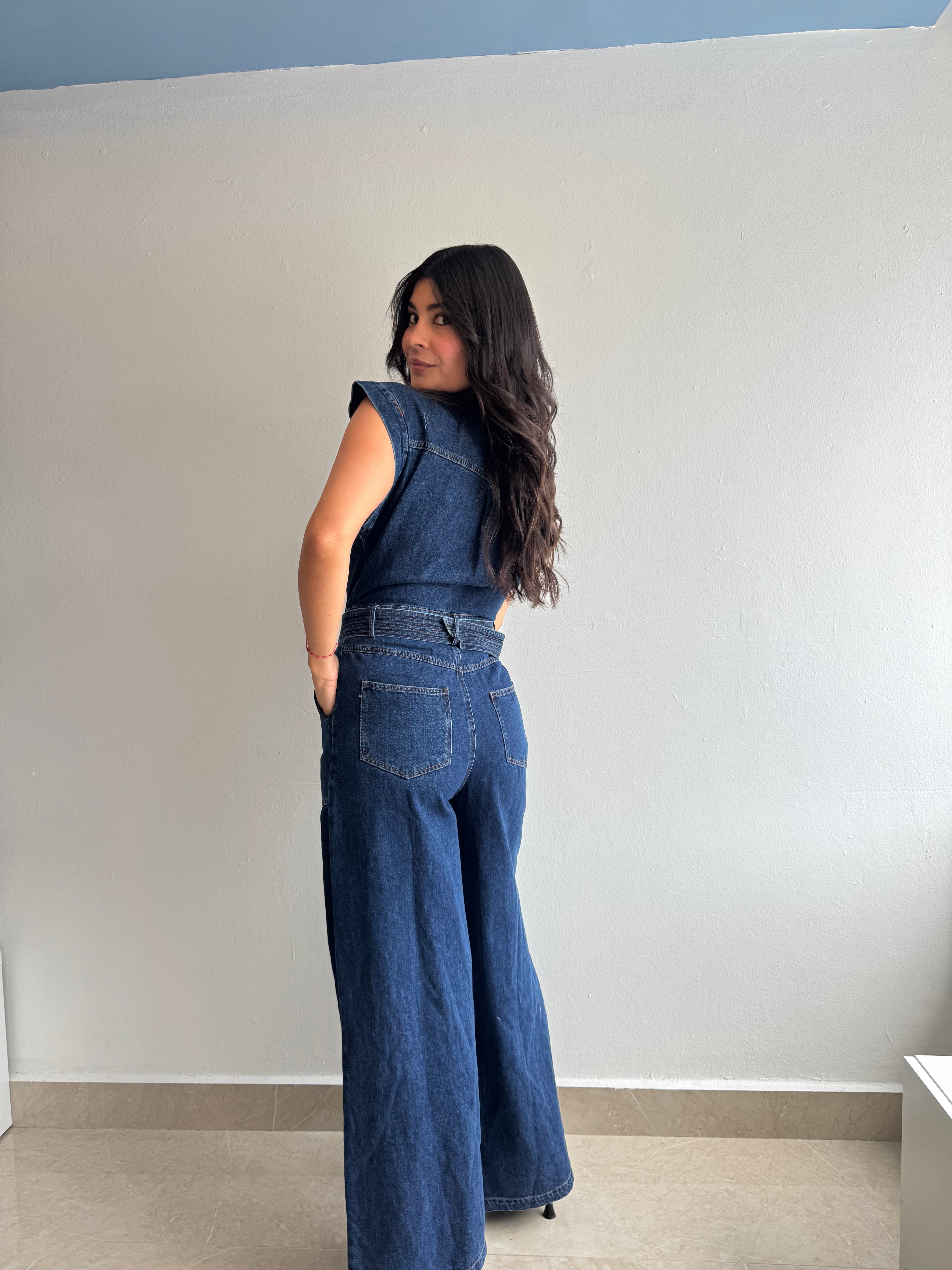 DENIM JUMPSUIT