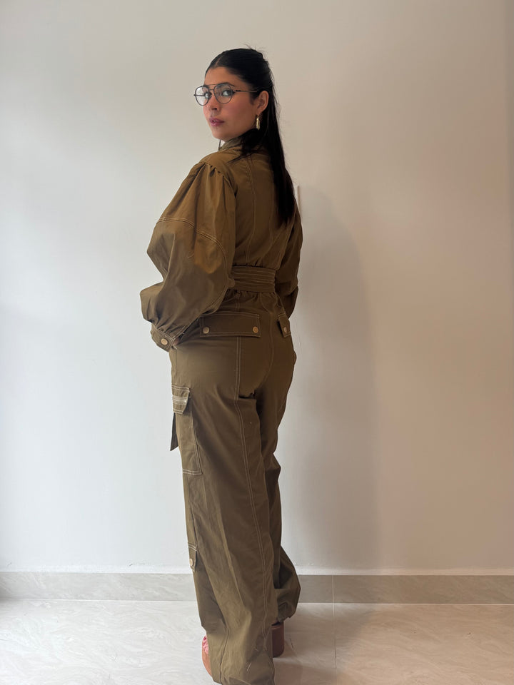 OLIVE JUMPSUIT
