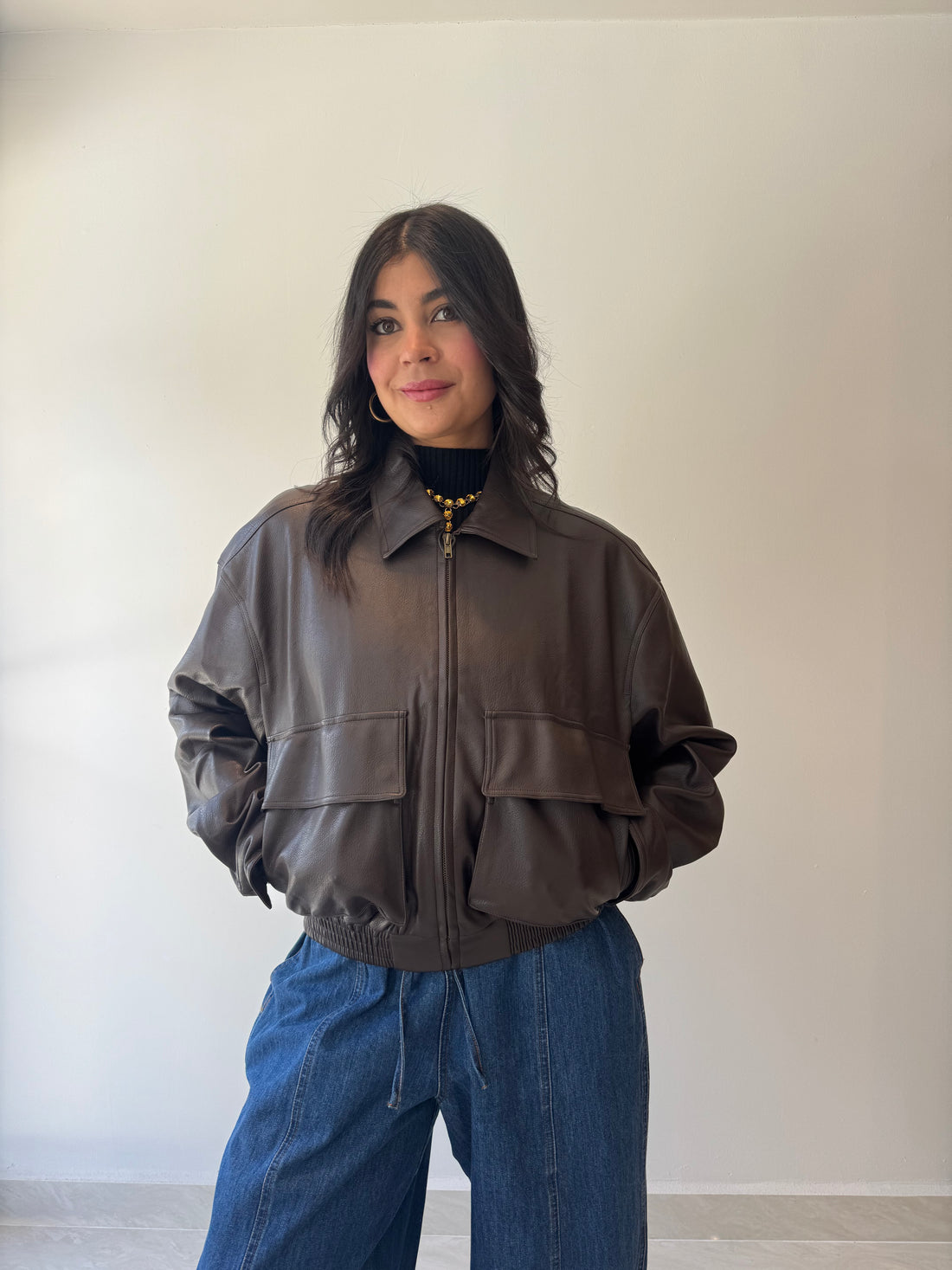 BROWN JACKET
