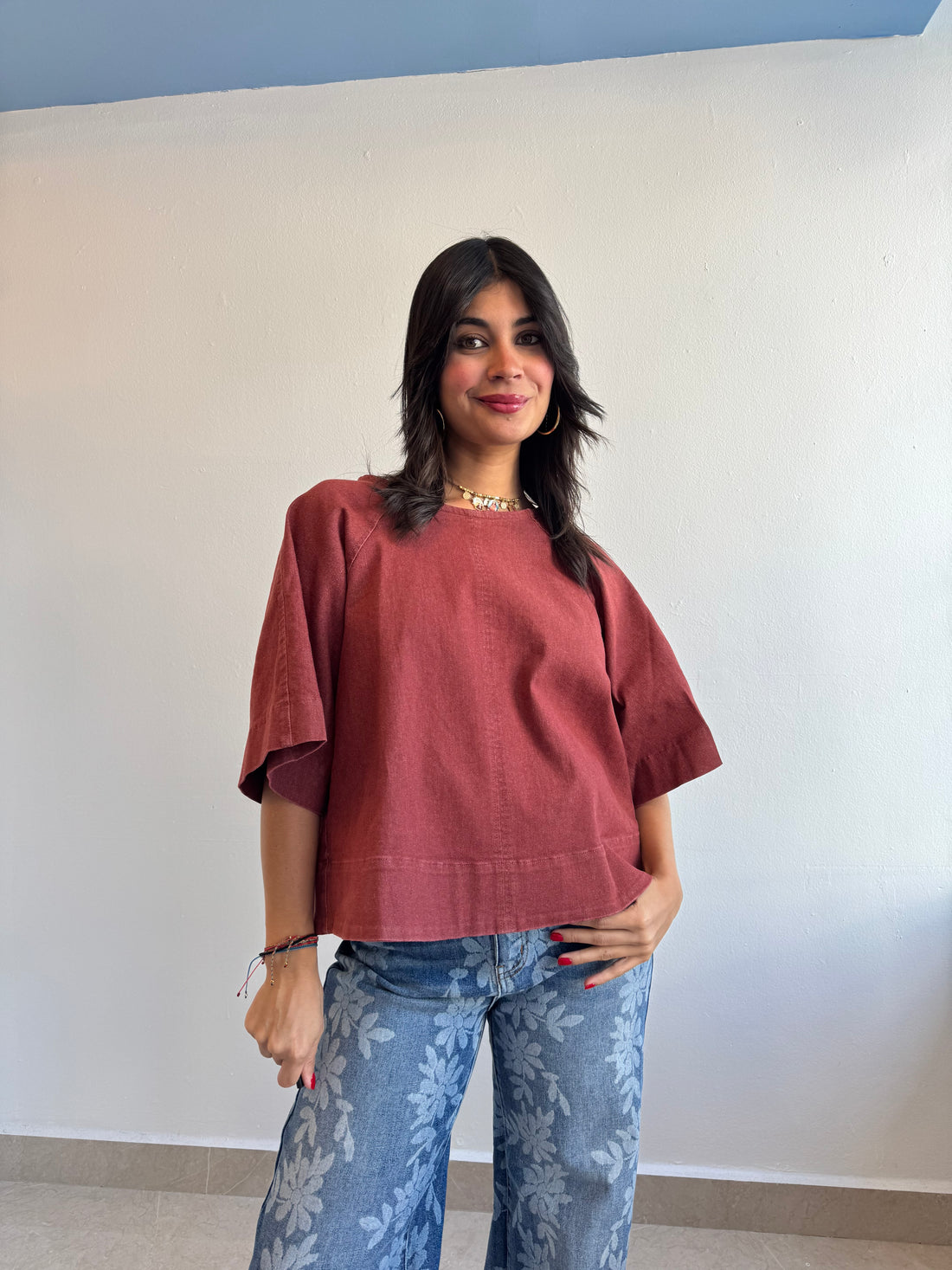 BRICK BLOUSE