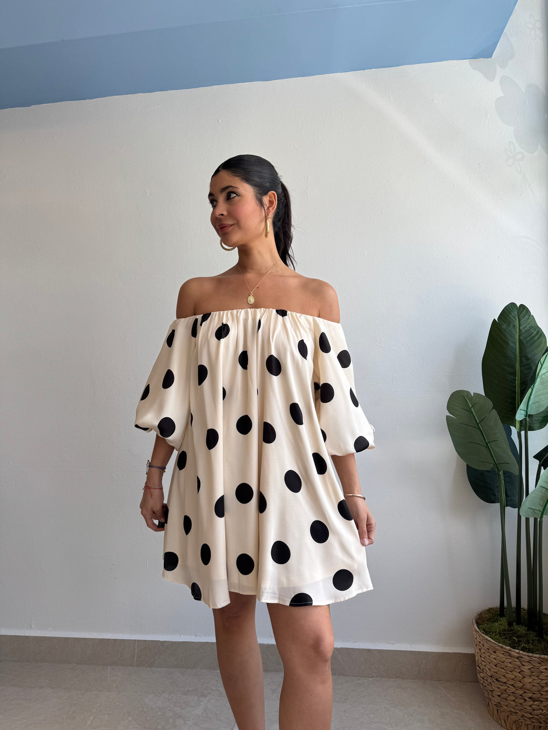 CREAM DRESS