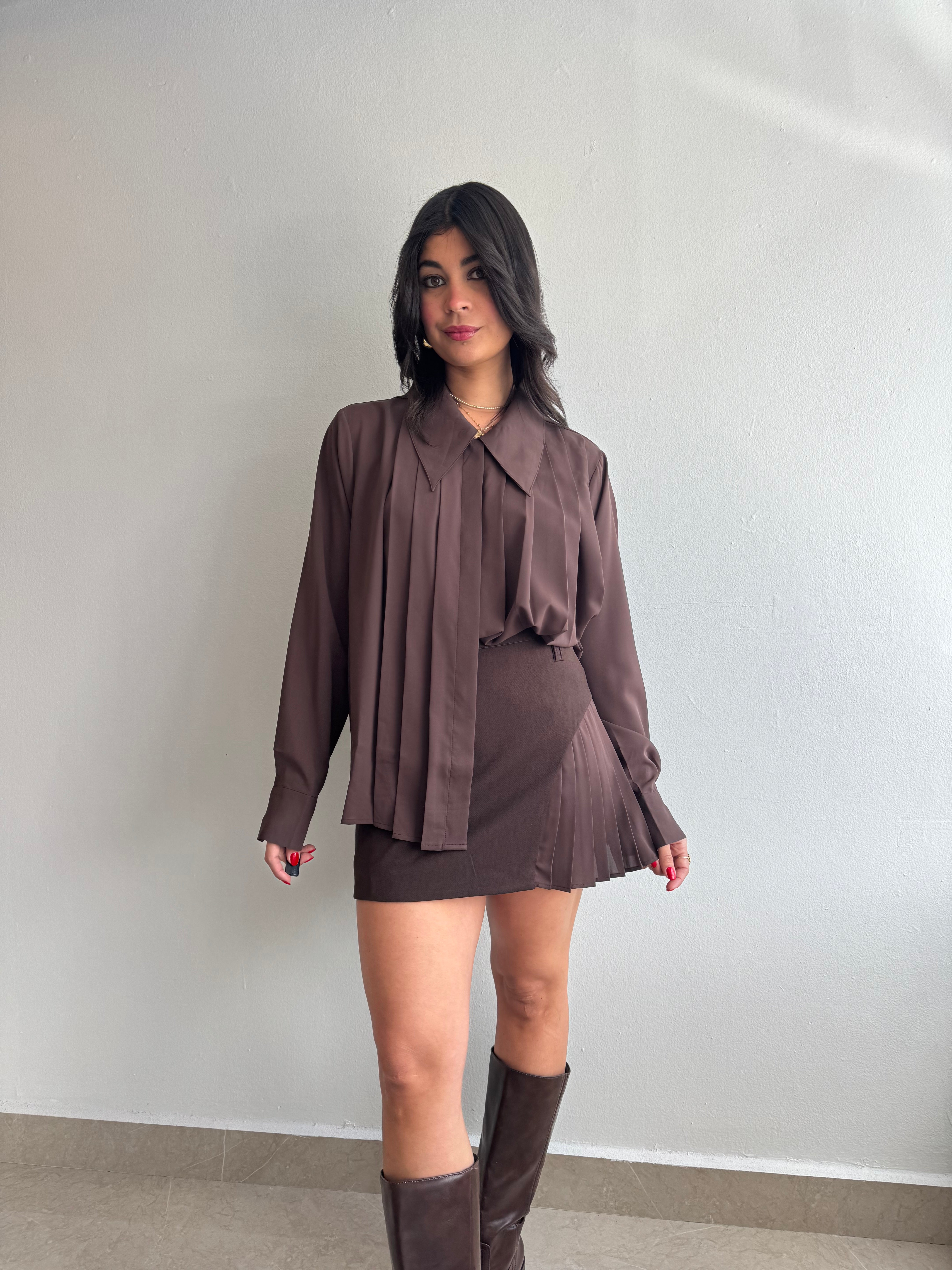 CHOCOLATE BLOUSE