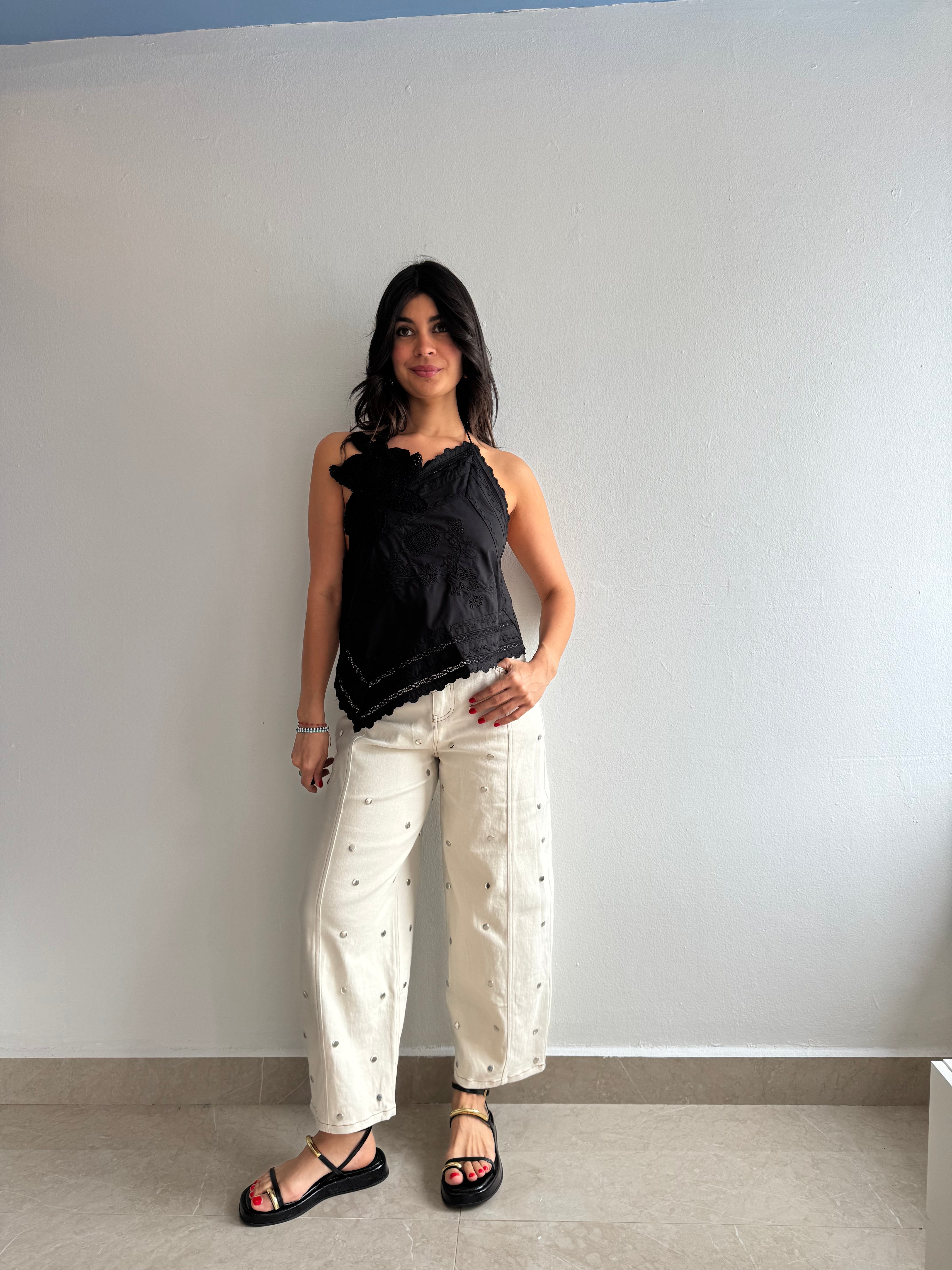 CREAM JEANS