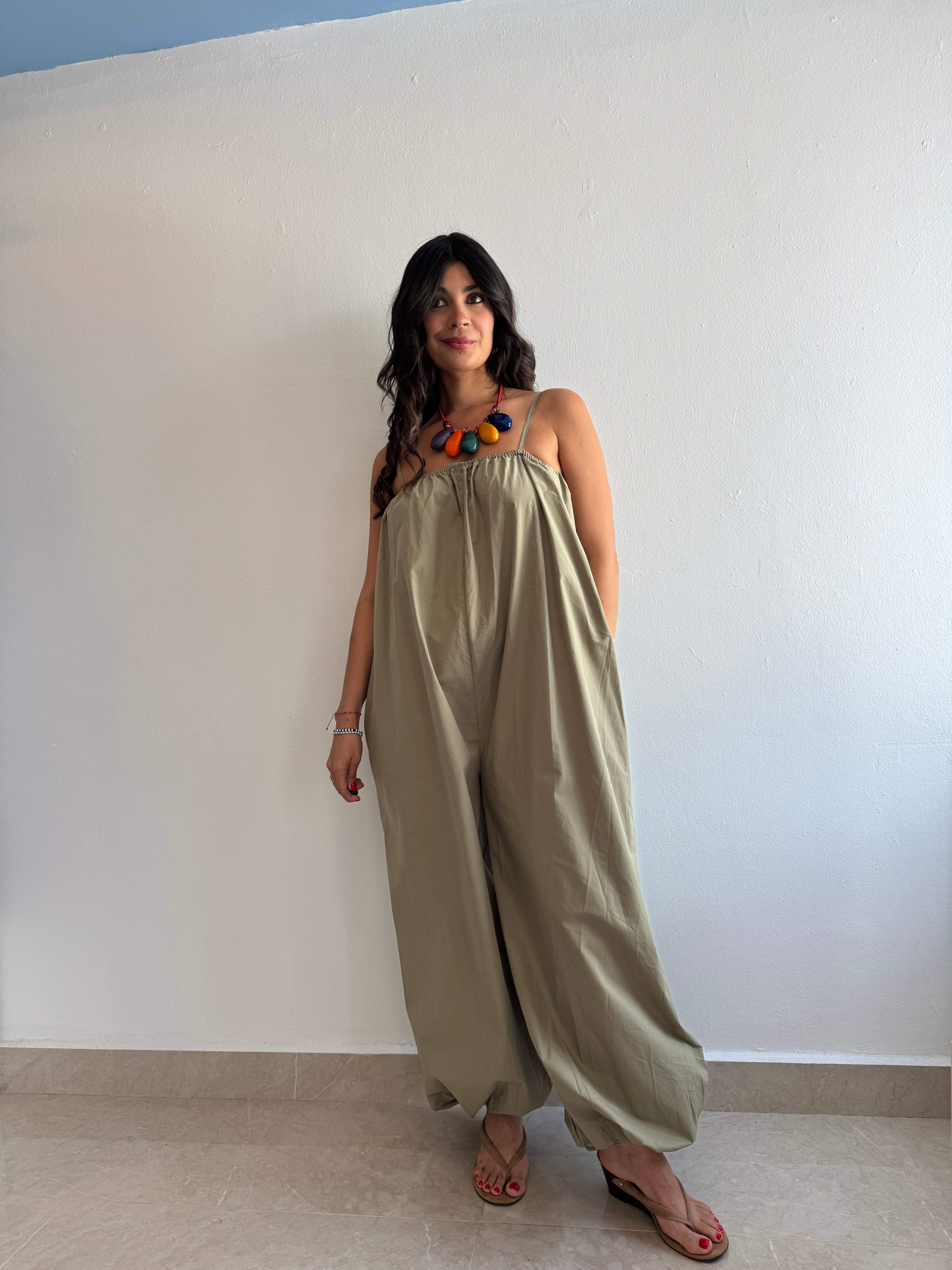 OLIVE JUMPSUIT