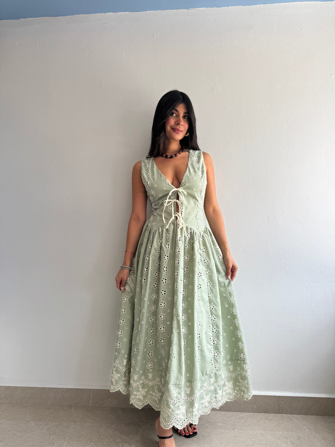 SAGE DRESS