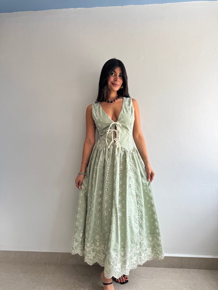 SAGE DRESS