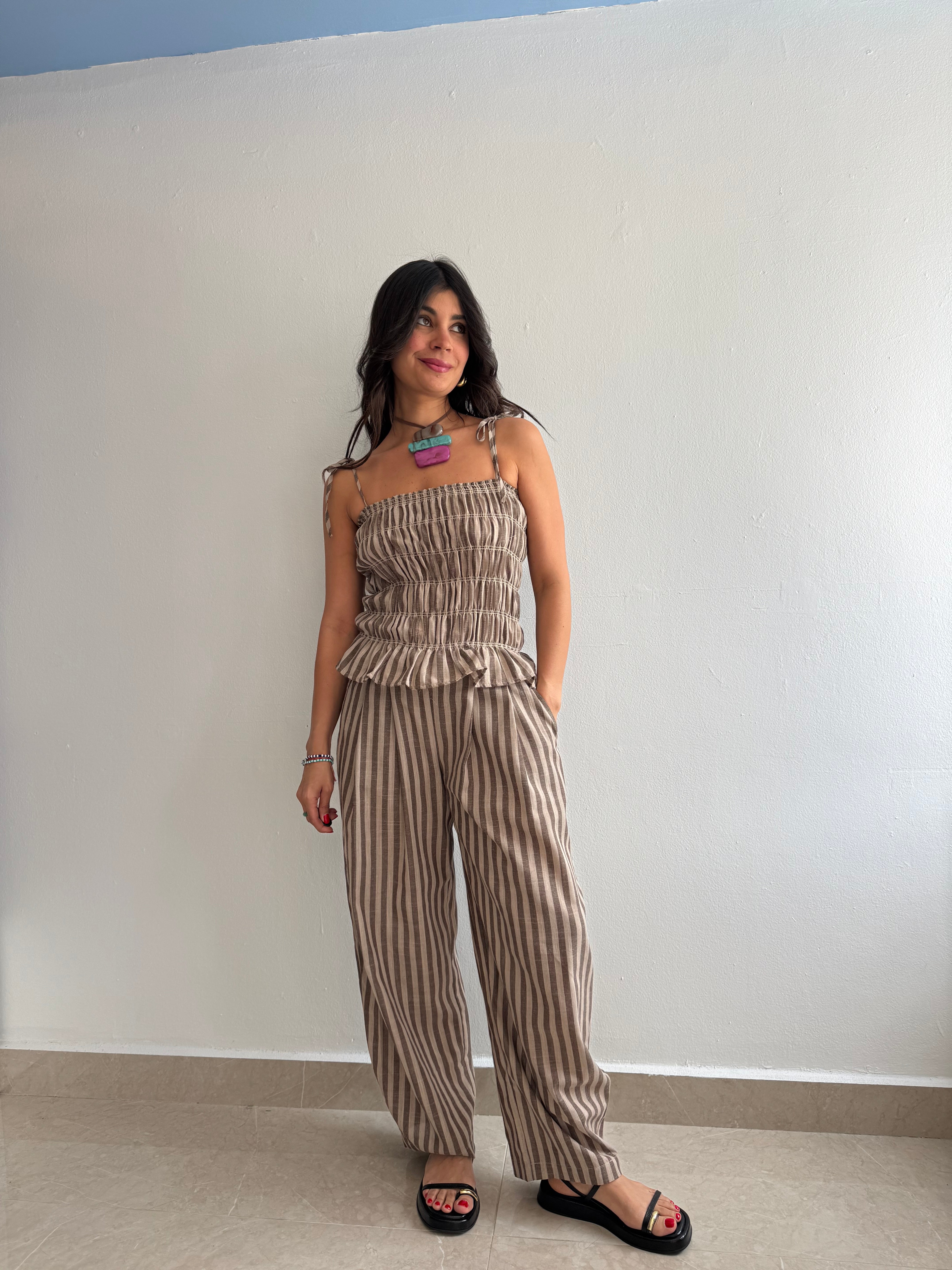 BROWN JUMPSUIT