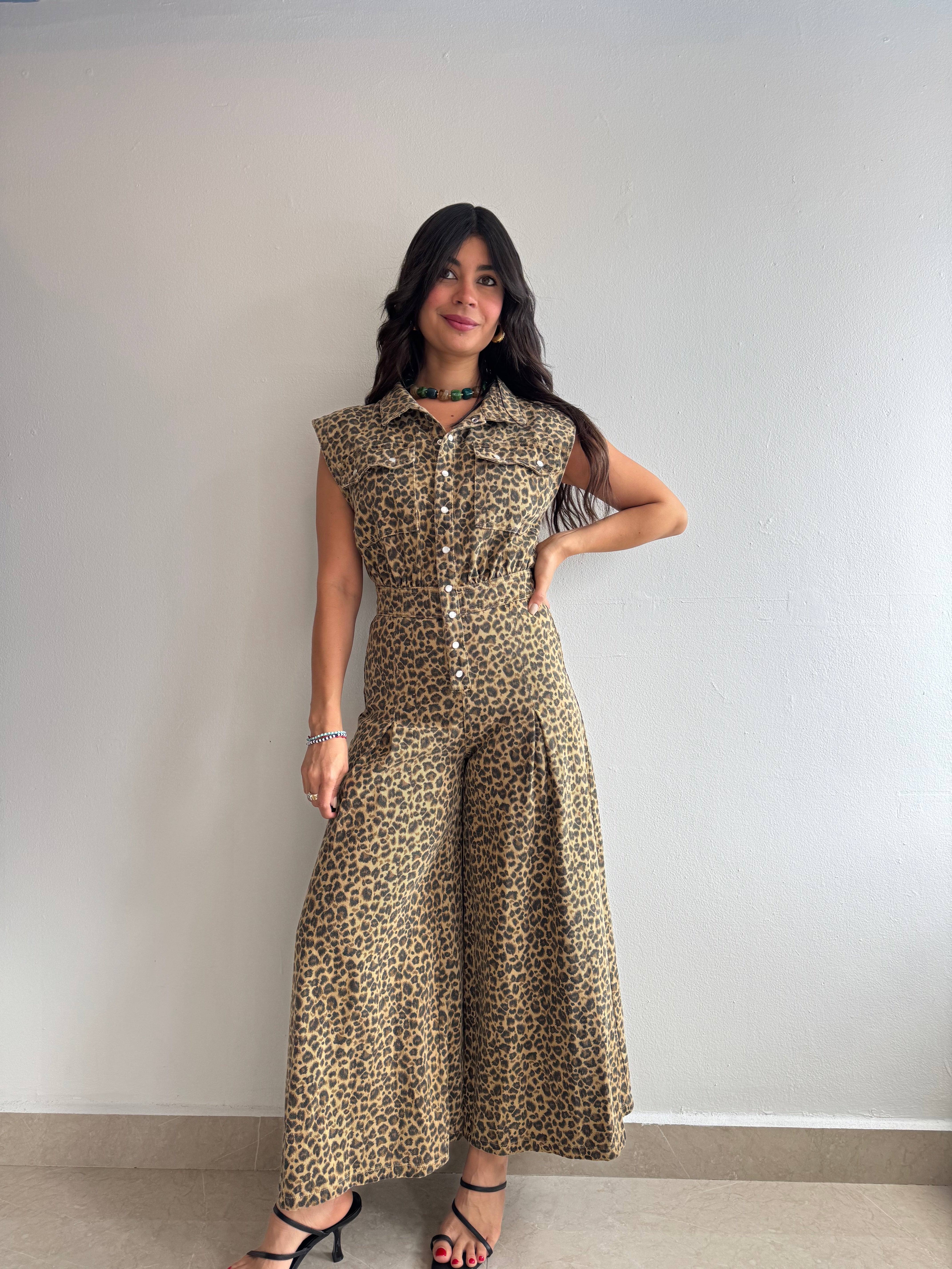 LEOPARD JUMPSUIT