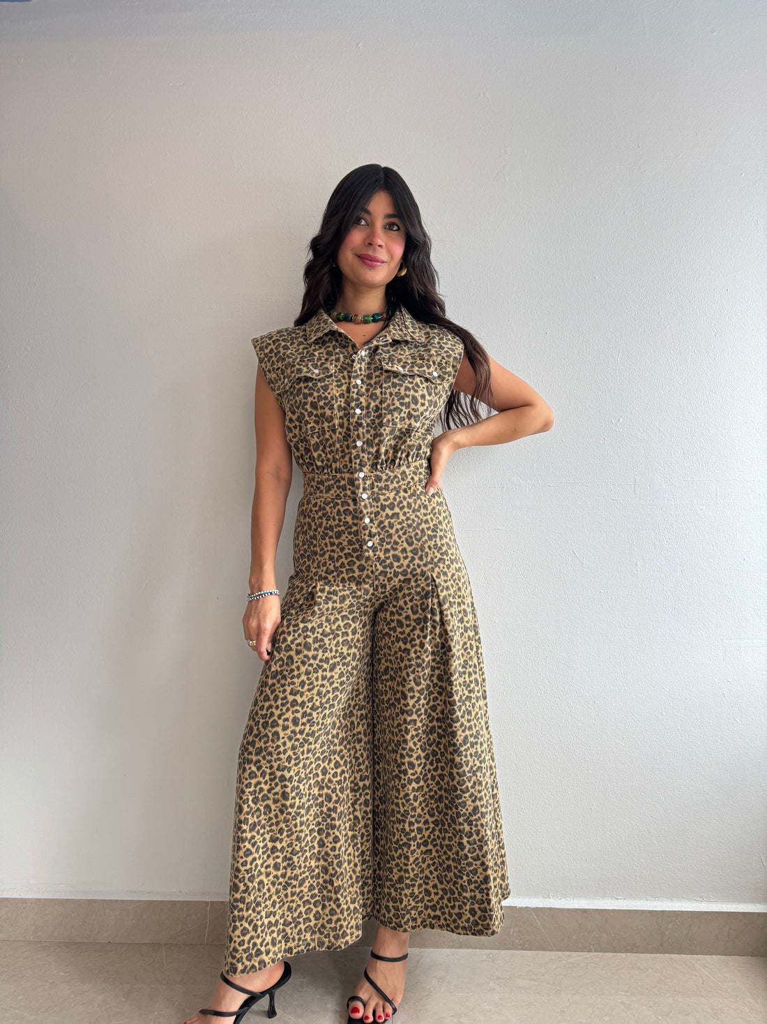 LEOPARD JUMPSUIT