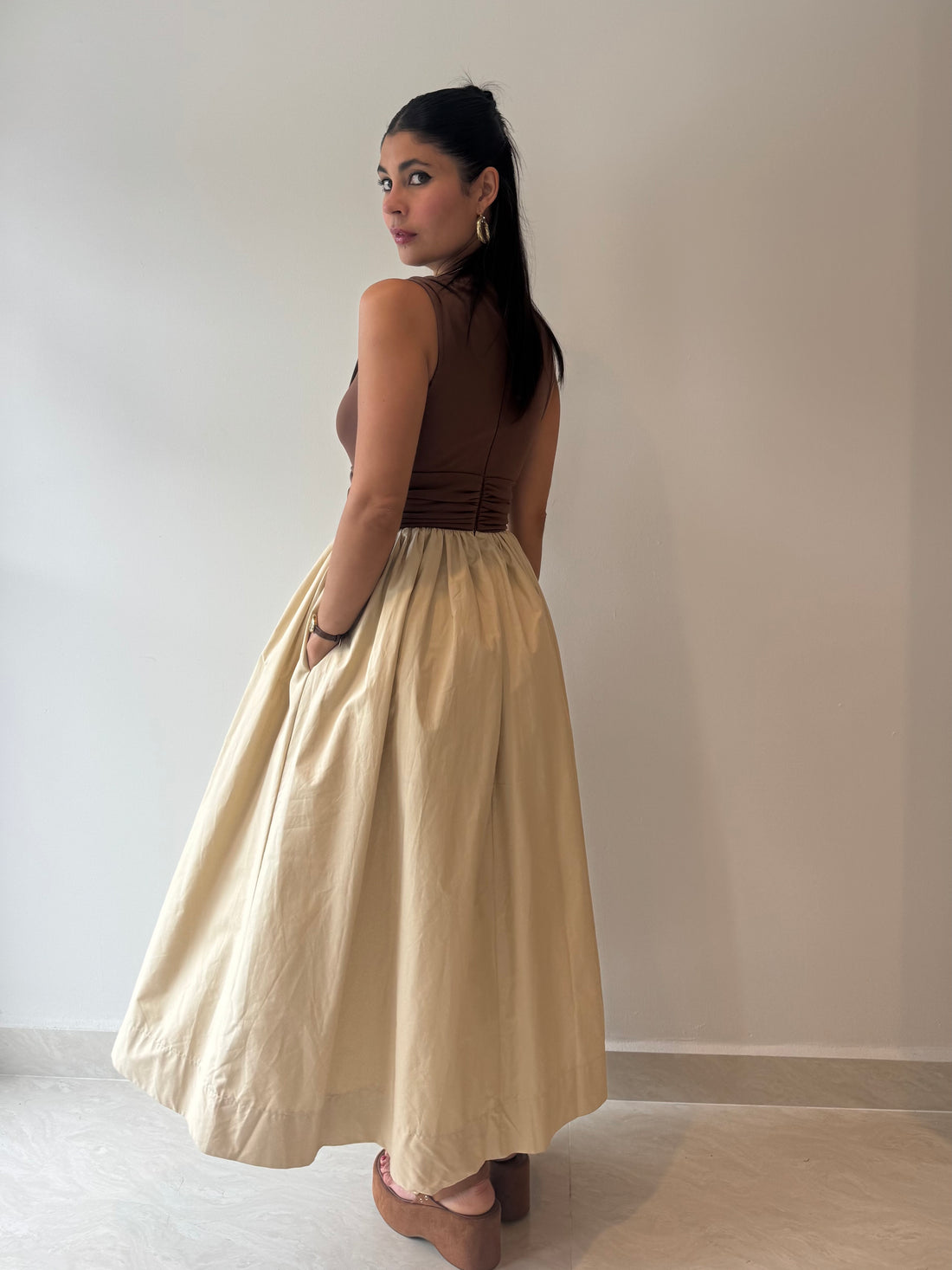TWO TONE DRESS