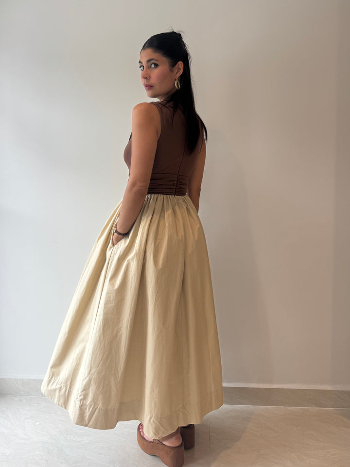 TWO TONE DRESS