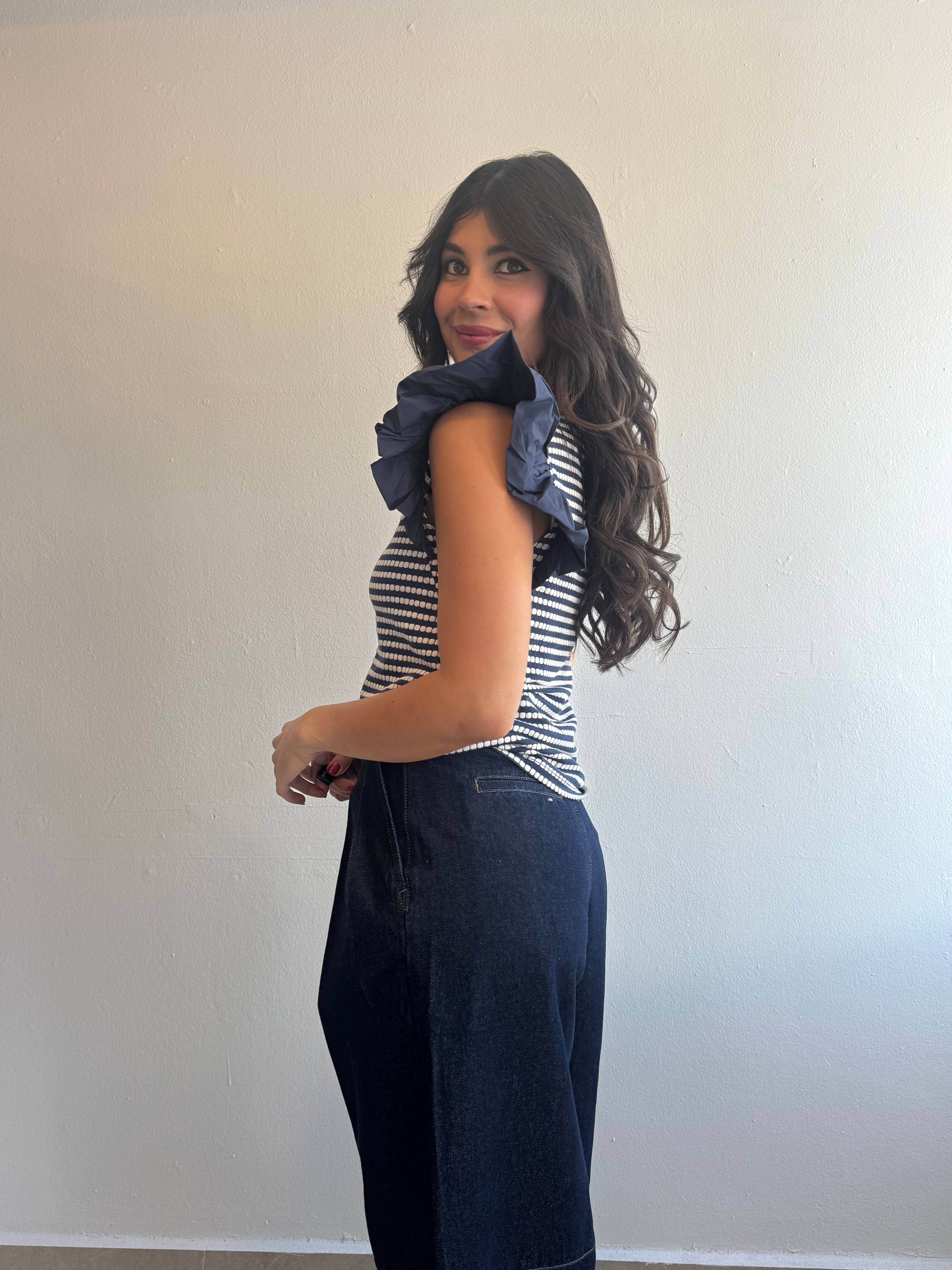 NAVY TOP