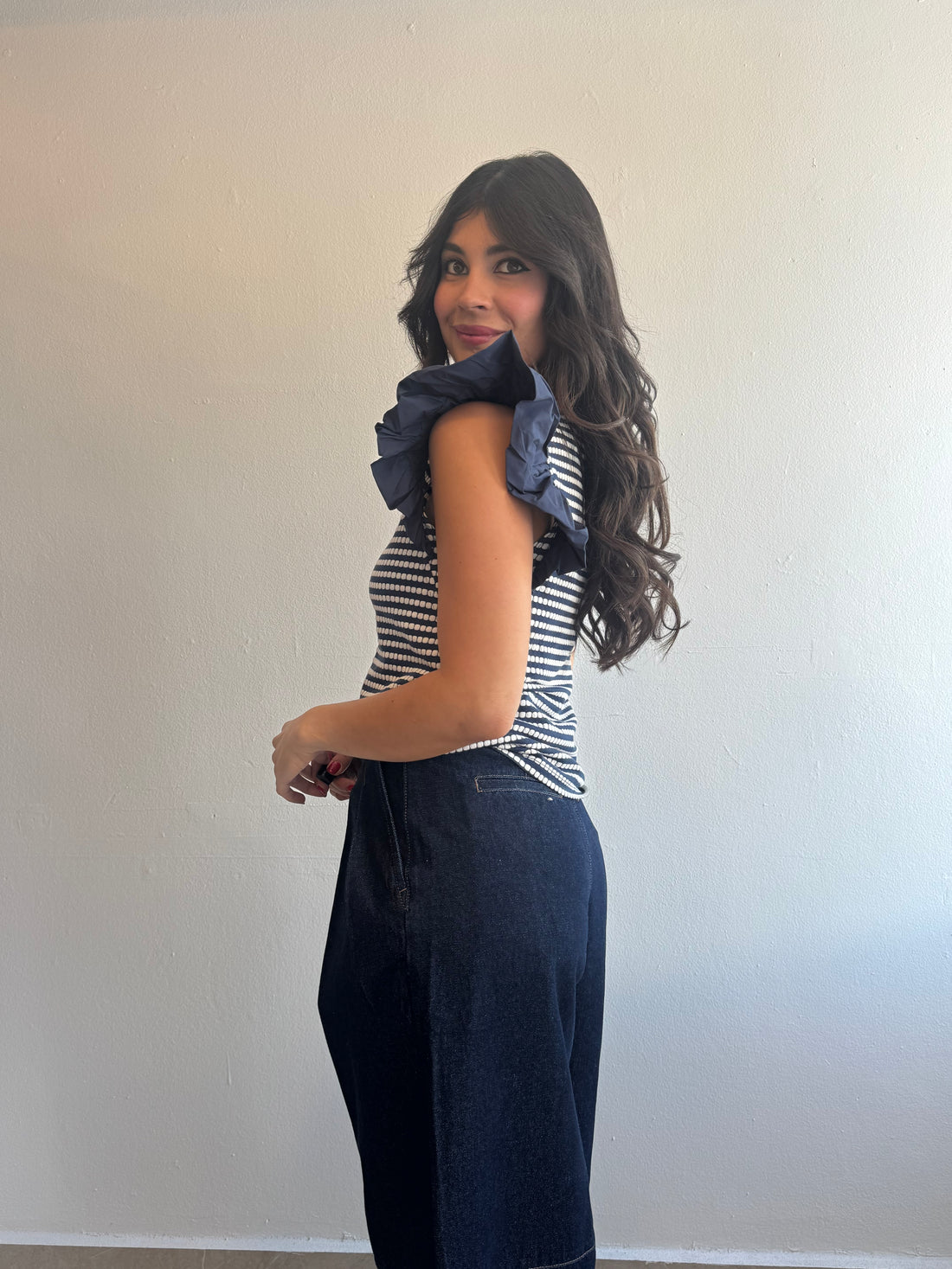 NAVY TOP