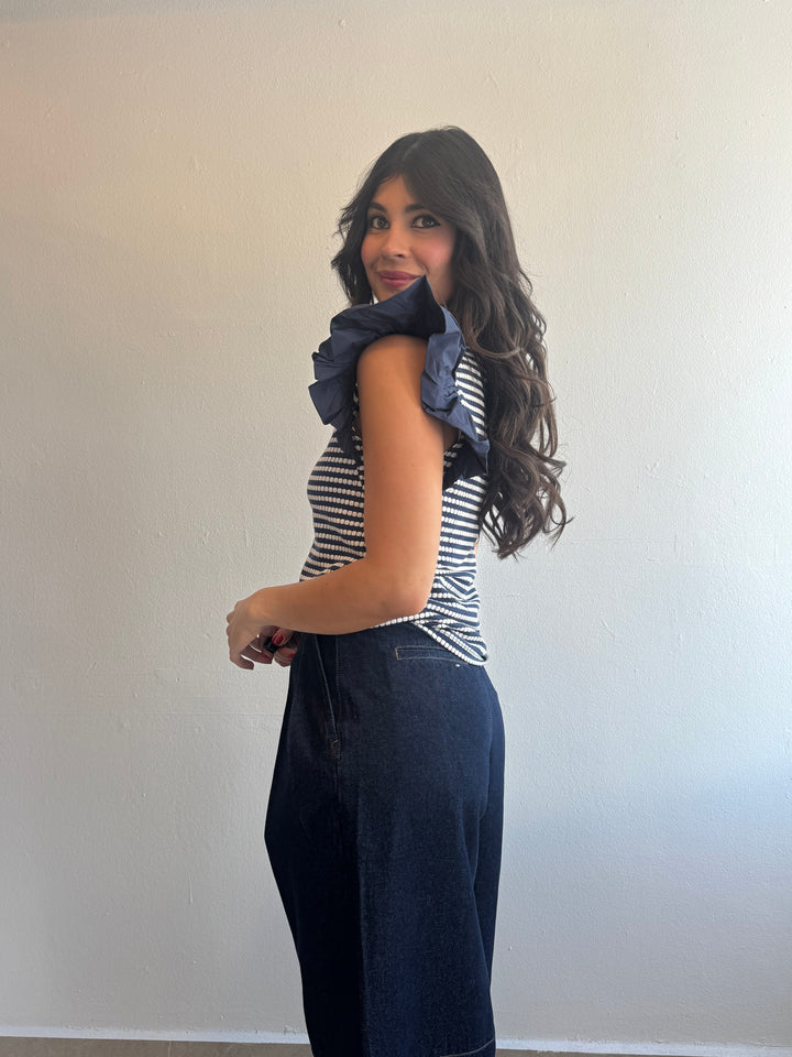NAVY TOP