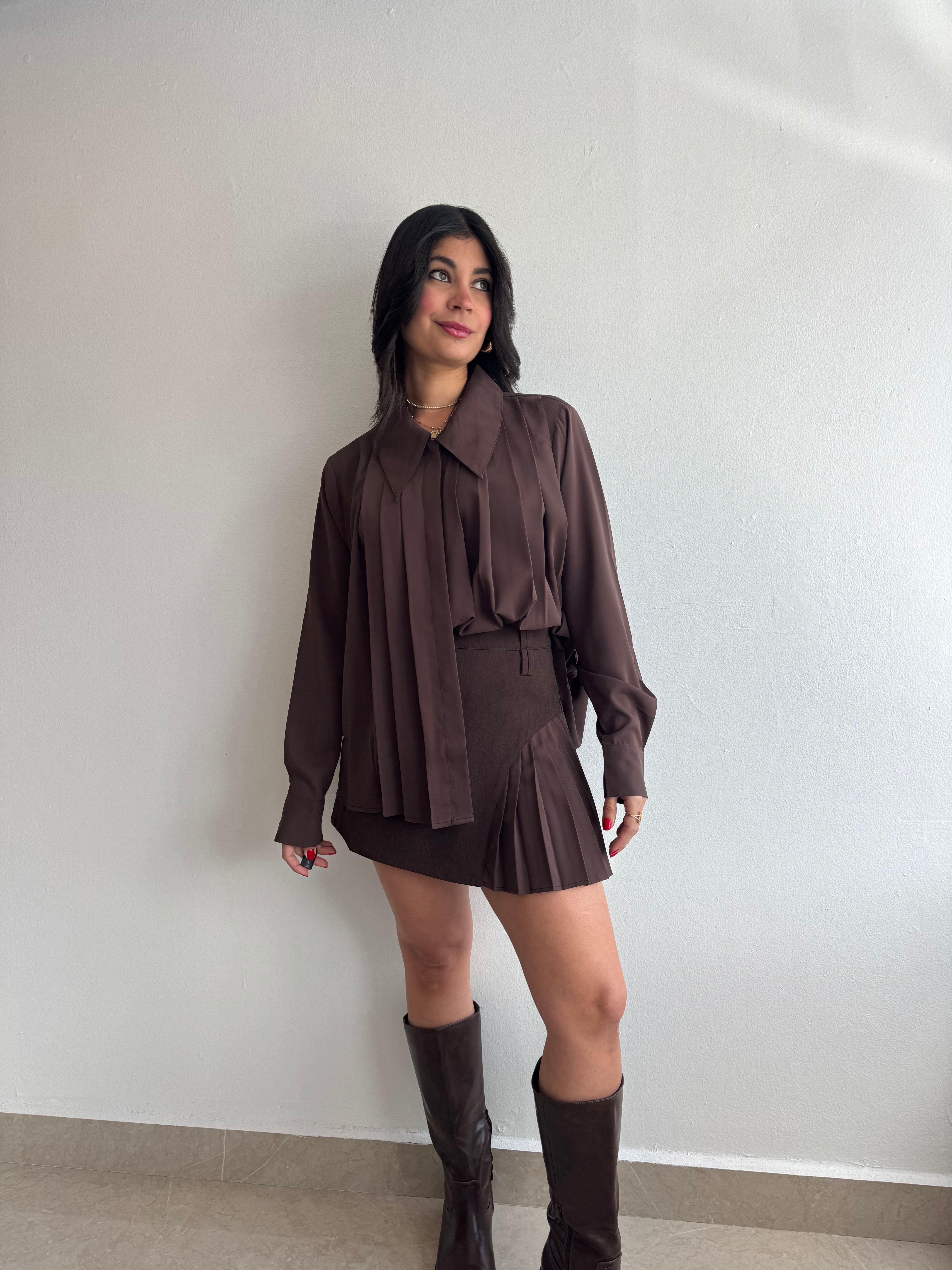 CHOCOLATE BLOUSE
