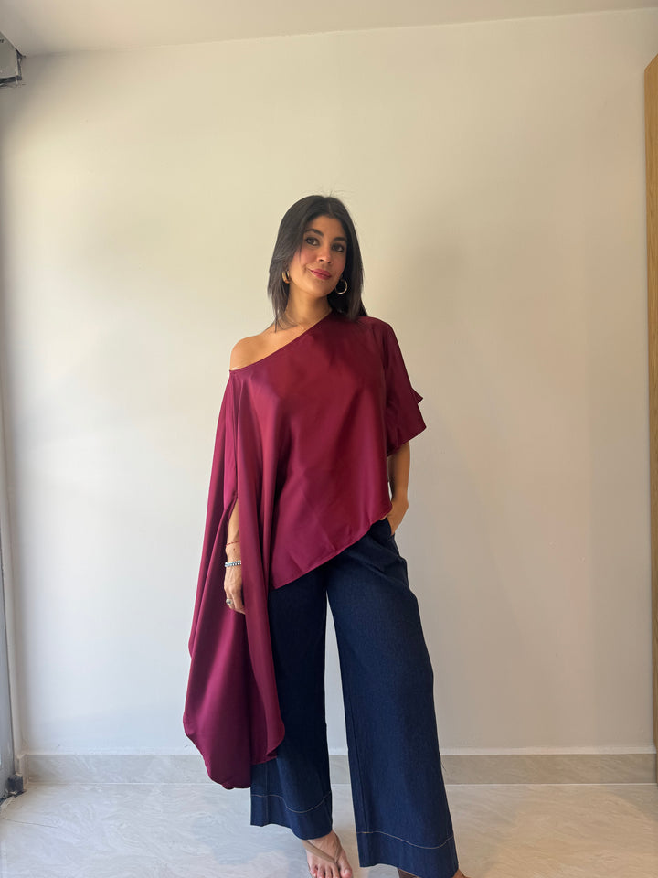 BURGUNDY TOP