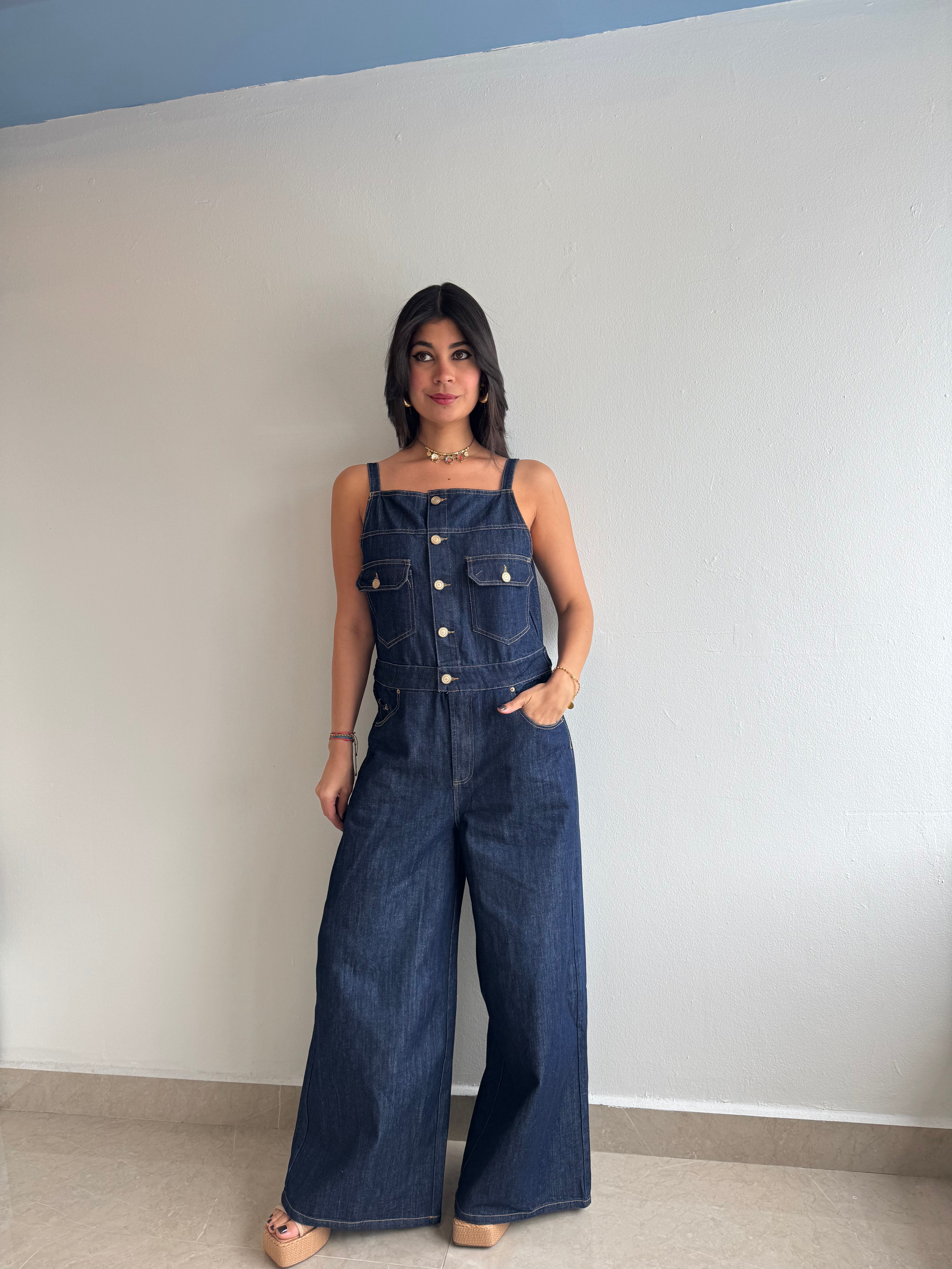 DENIM JUMPSUIT