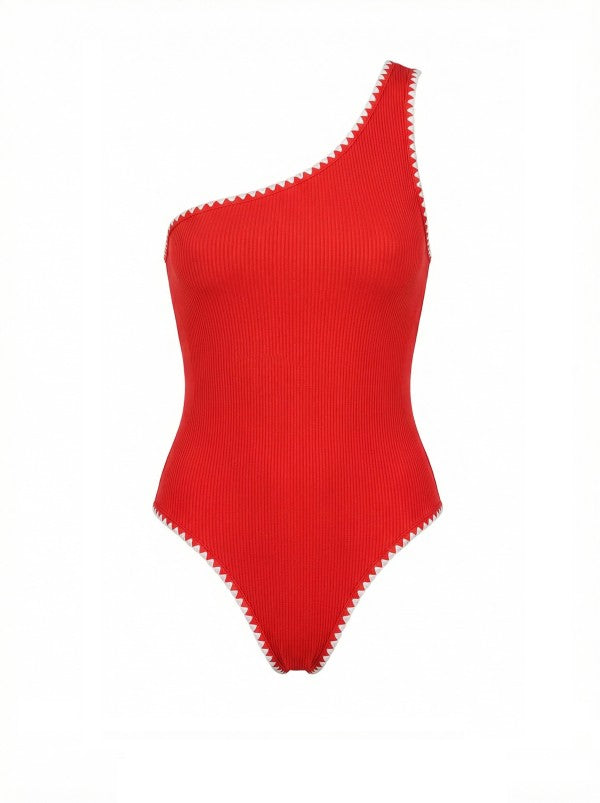ONE SHOULDER DETAIL BODYSUIT