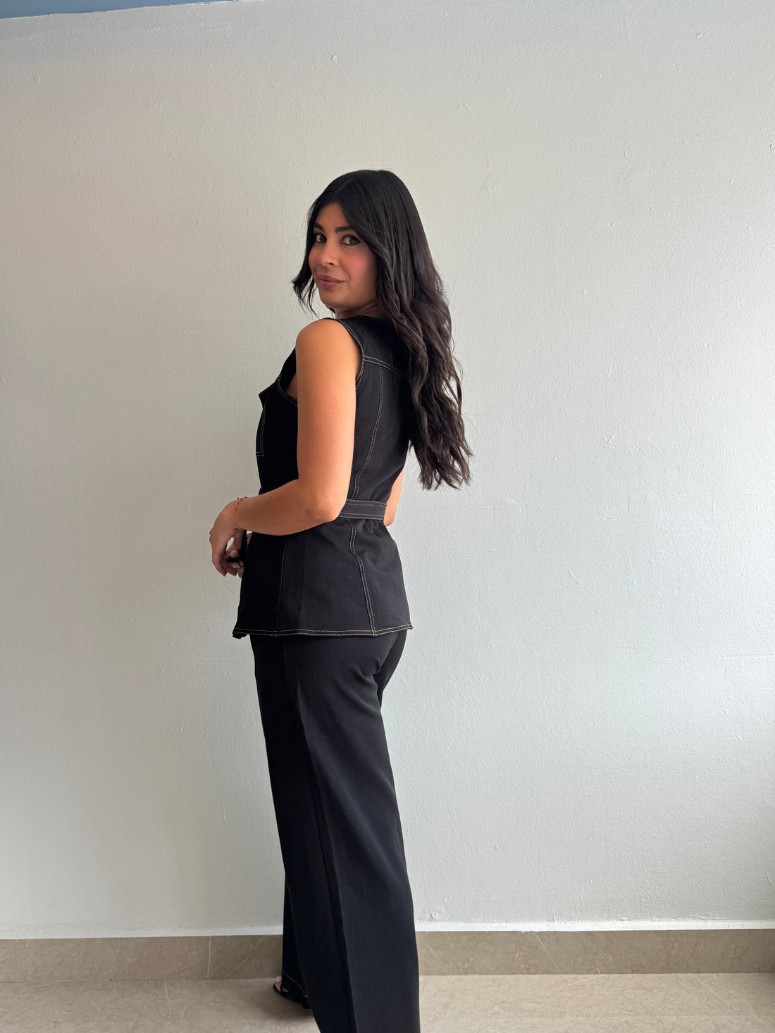 BLACK DENIM SET