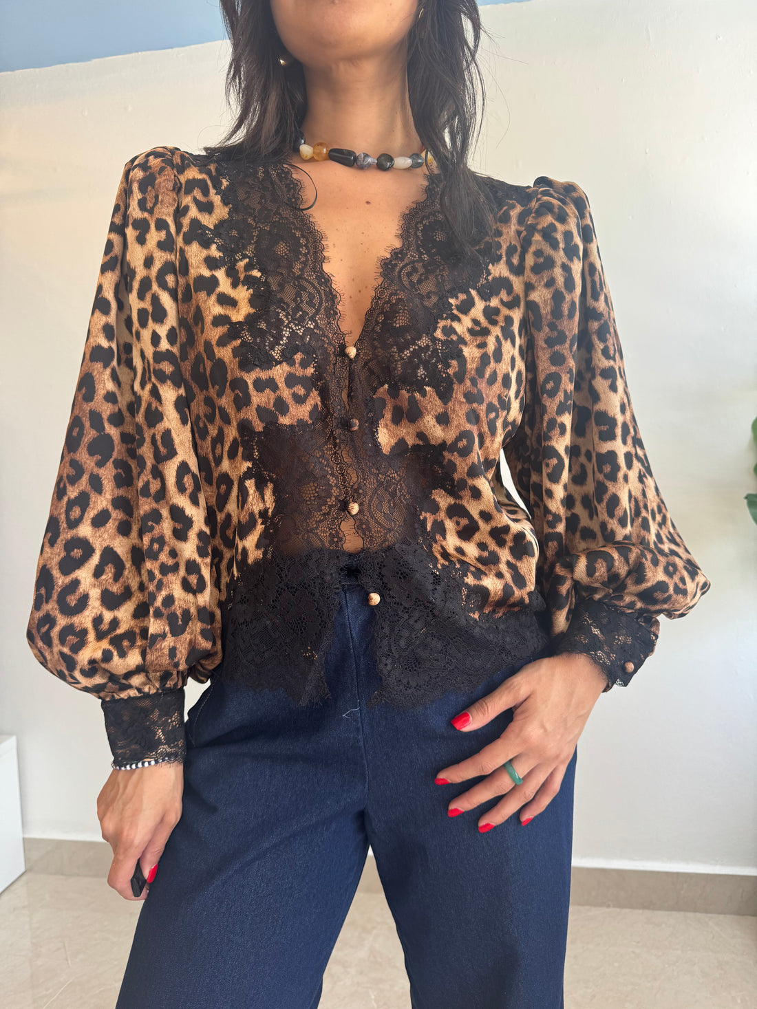 LEOPARD TOP