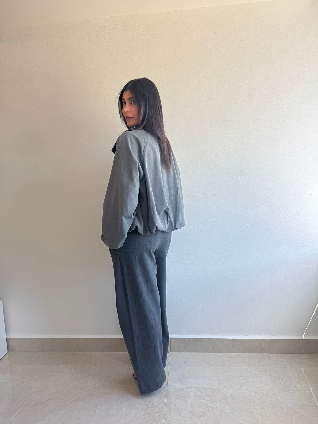 CHARCOAL TROUSERS