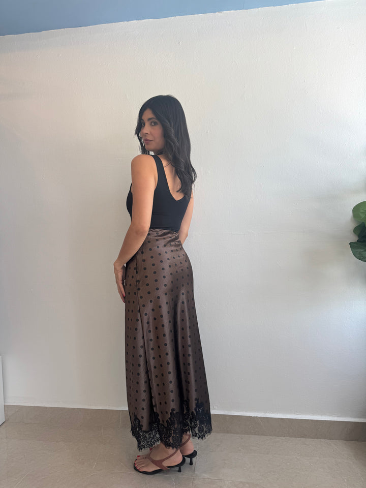 SATIN SKIRT